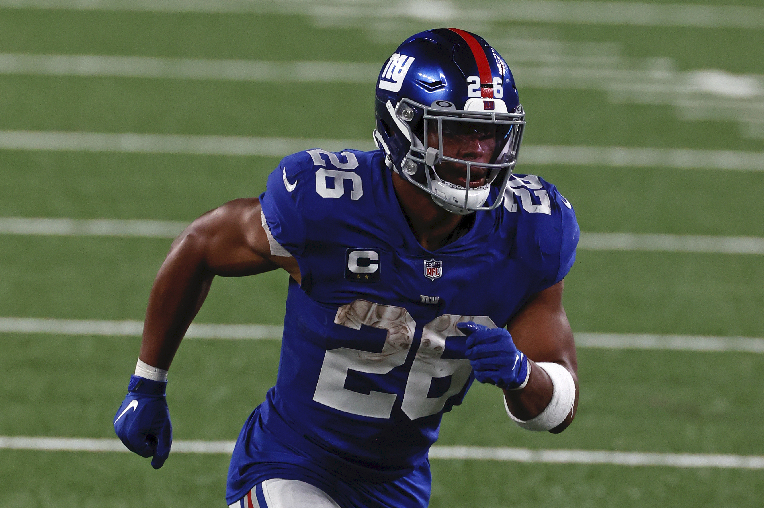 Tiki Barber tells Saquon Barkley to use 'star power' in negotiation