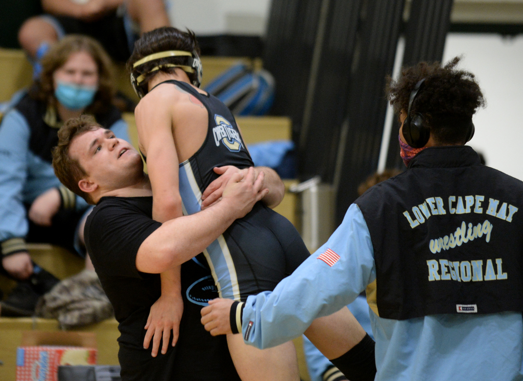 Lower Cape May Regional vs. West Deptford wrestling, March 16, 2021