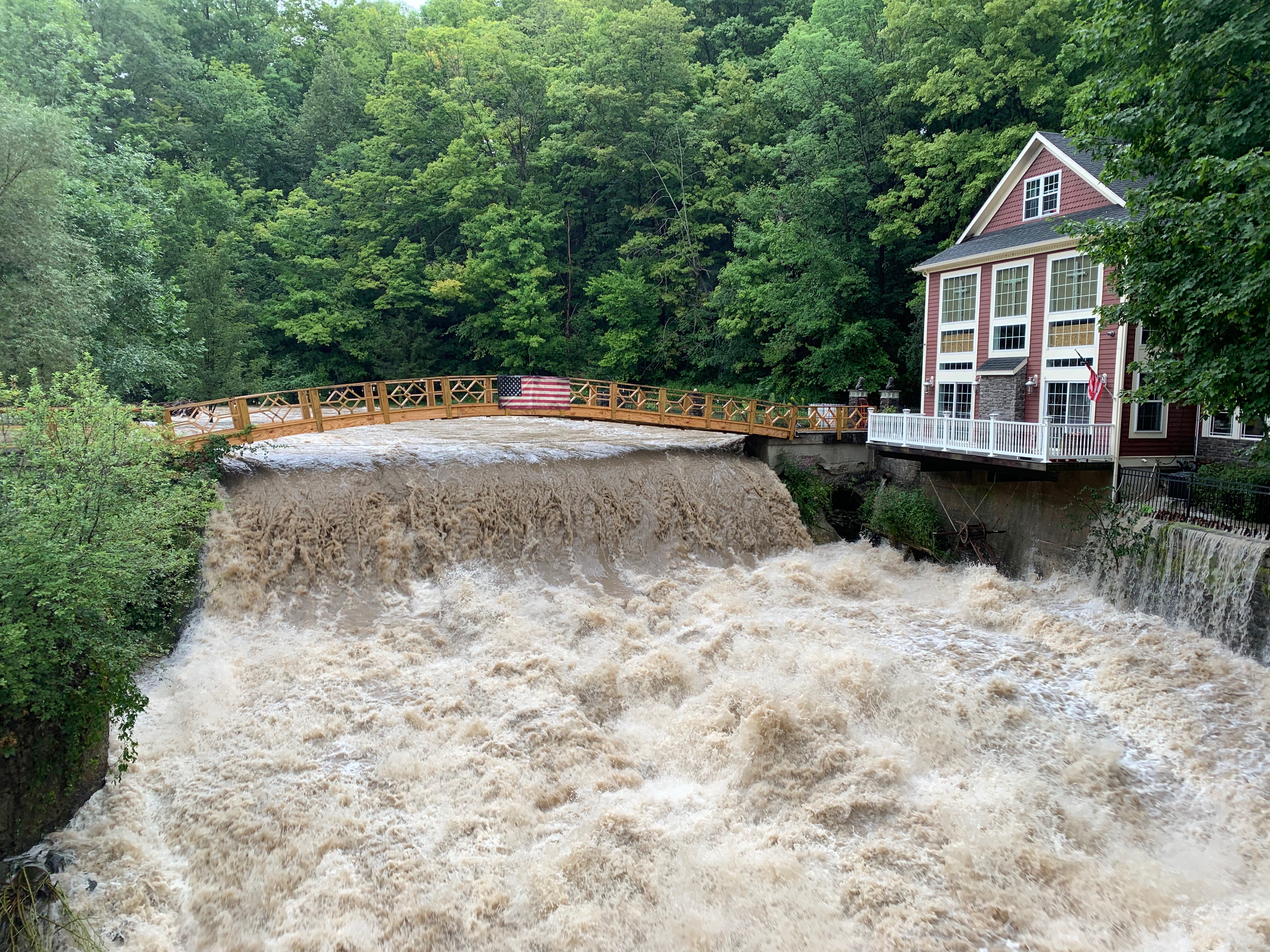 Ninemile Creek off Route 173 in the town of Marcellus on Thursday, Aug. 19, 2021.