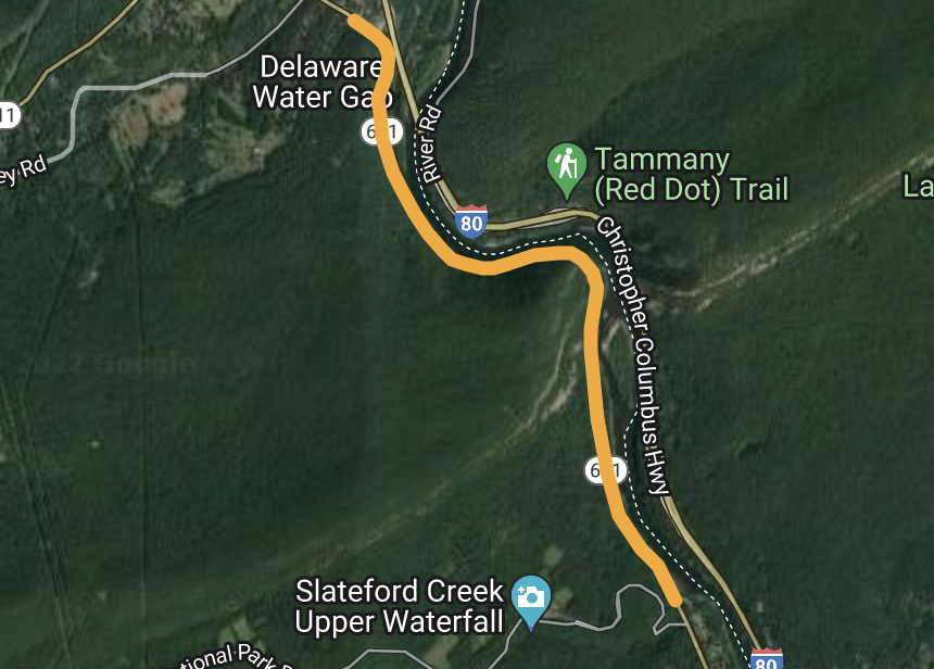 Washout closes Route 611 in Delaware Water Gap area, PennDOT says (MAP)