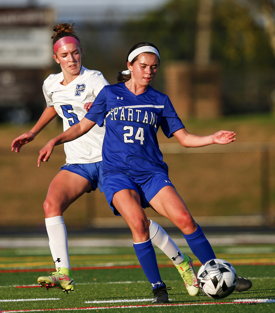 Palmerton Vs. Southern Lehigh In The Colonial League Girl Soccer ...