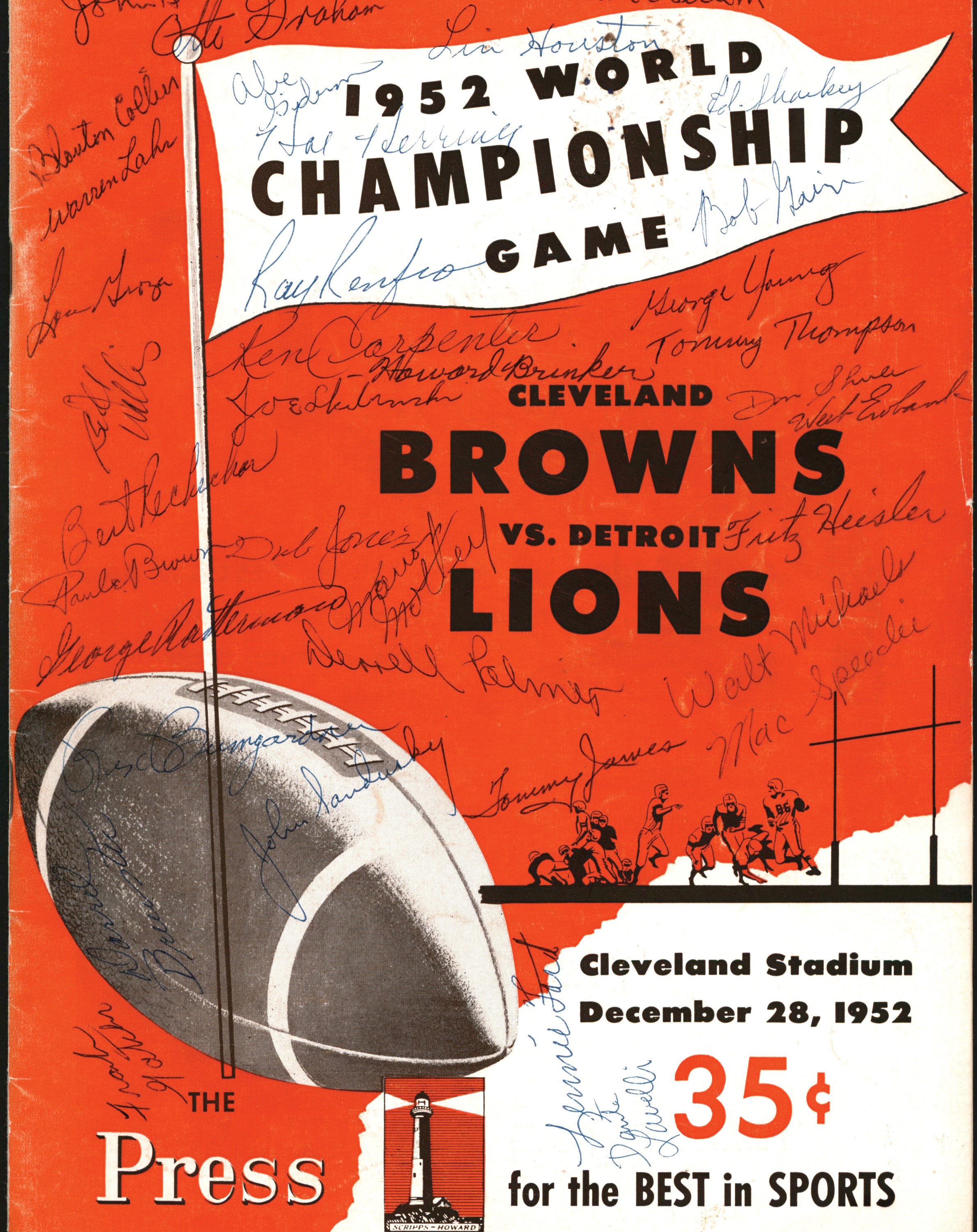 Cleveland sports-memorabilia auction items include LeBron James, Jim Brown,  Indians 