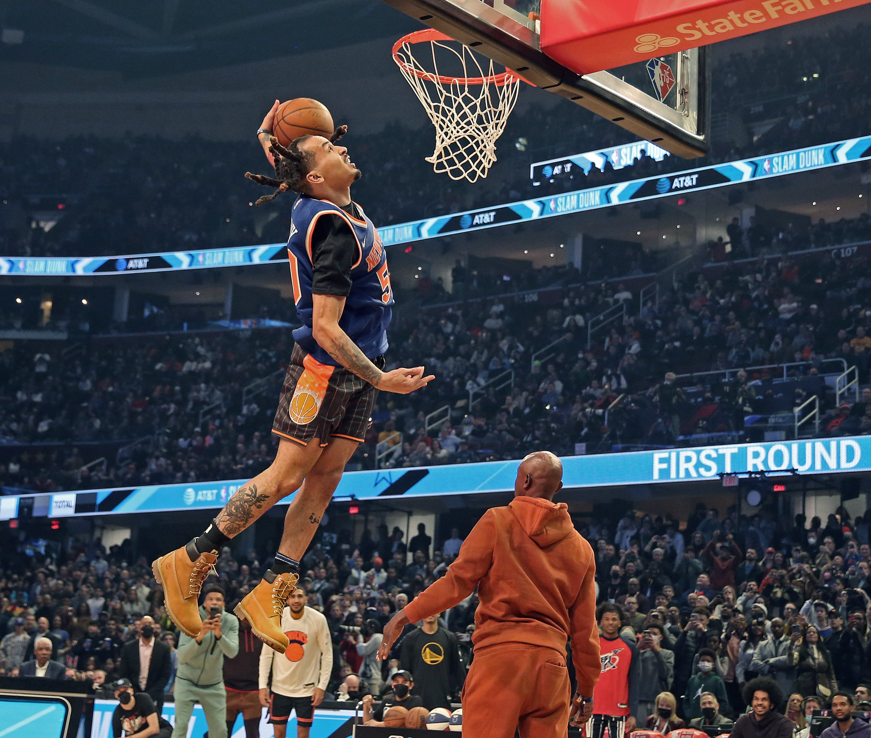 NBA All Star Saturday Night slam dunk competition, February 19, 2022