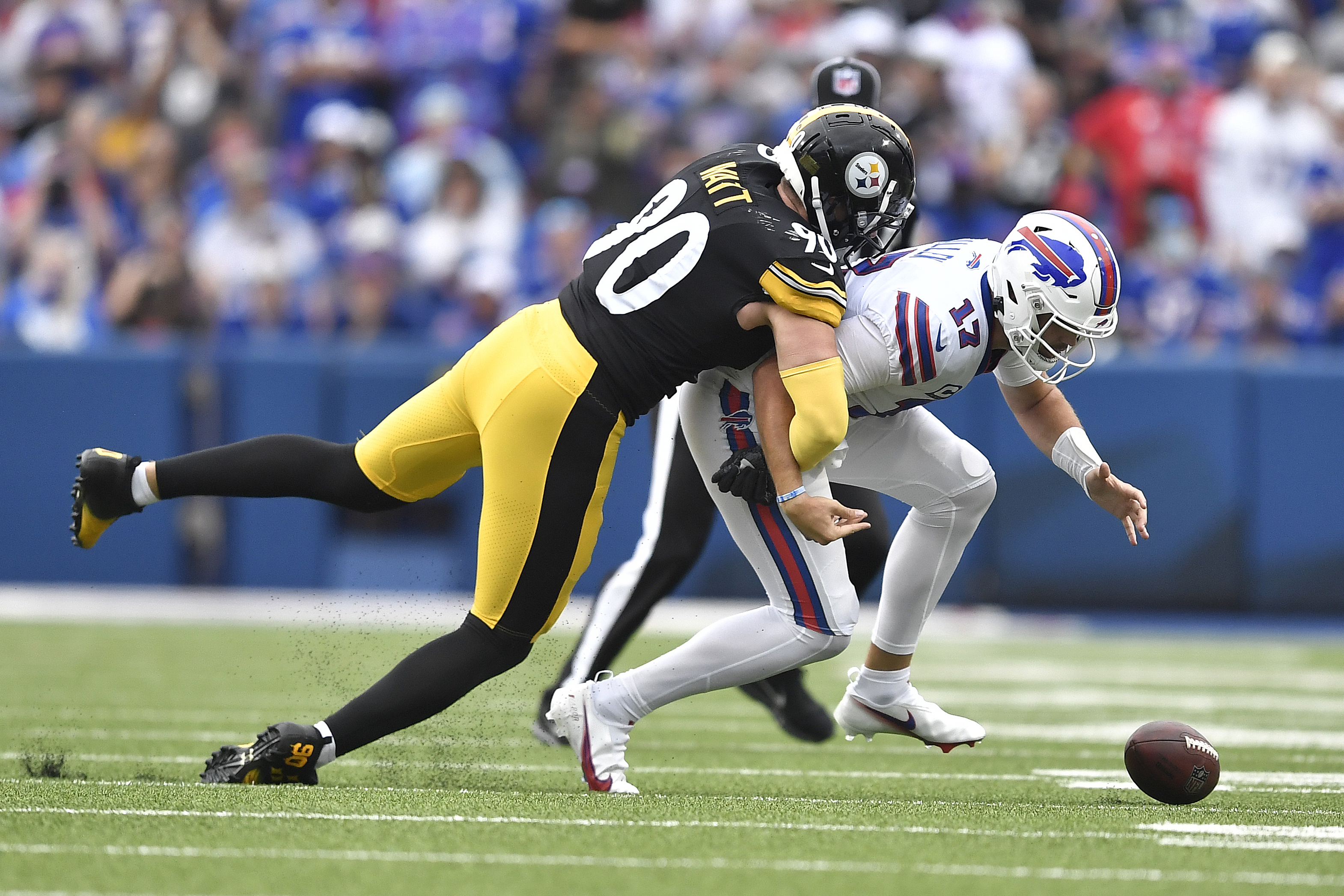 Steelers LB T.J. Watt talks offensive tackles