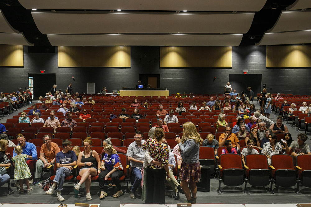 Gettysburg Area School District School Board meeting on tennis coach