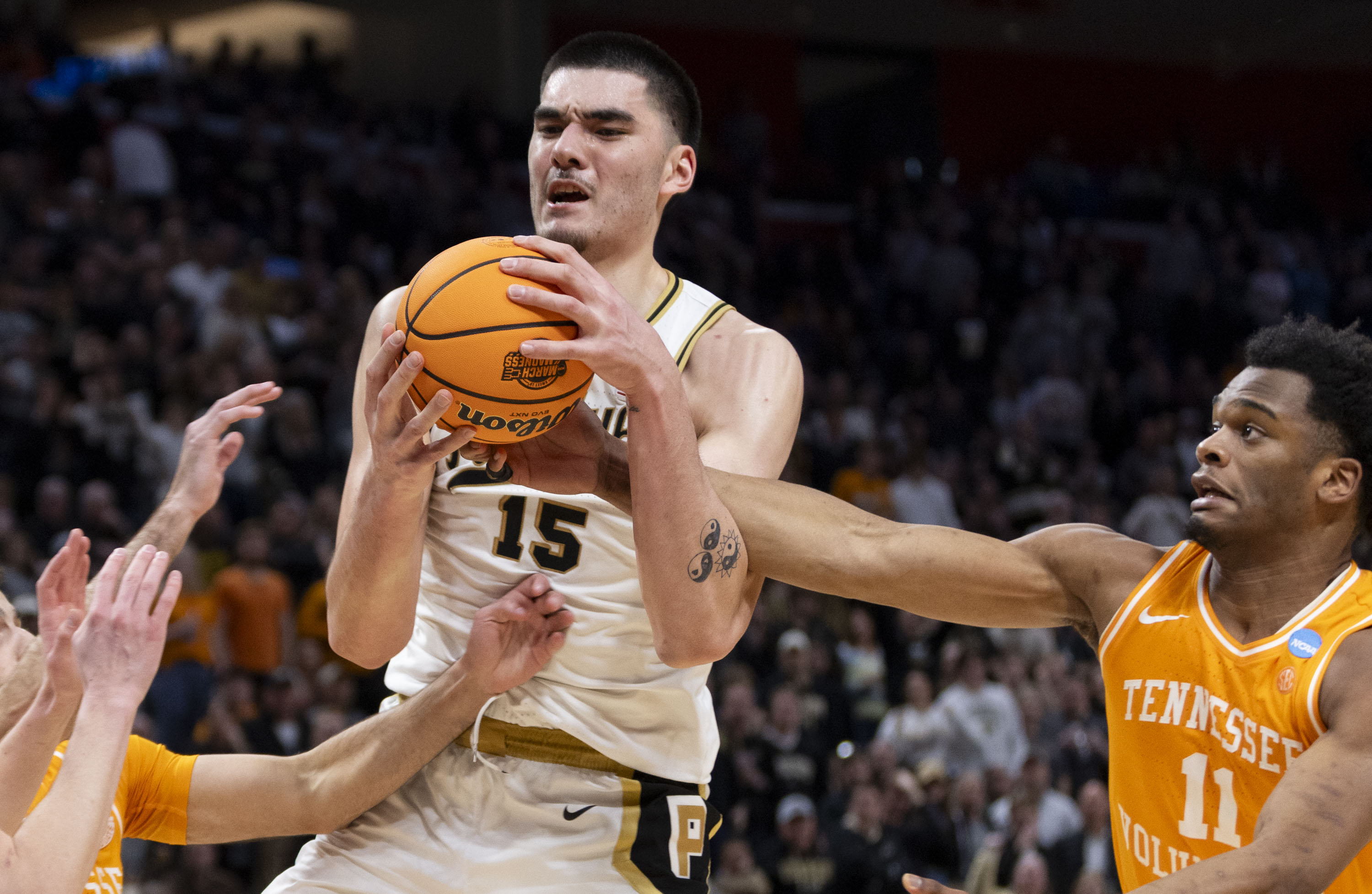 See photos as Purdue basketball defeats Tennessee 7266 in Detroit