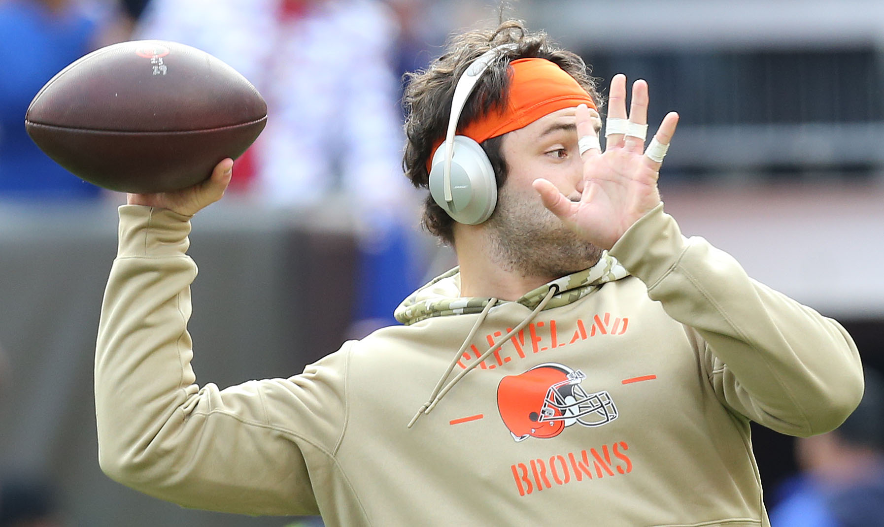 Cleveland Browns Baker Mayfield vs. Buffalo Bills, November 10, 2019 ...