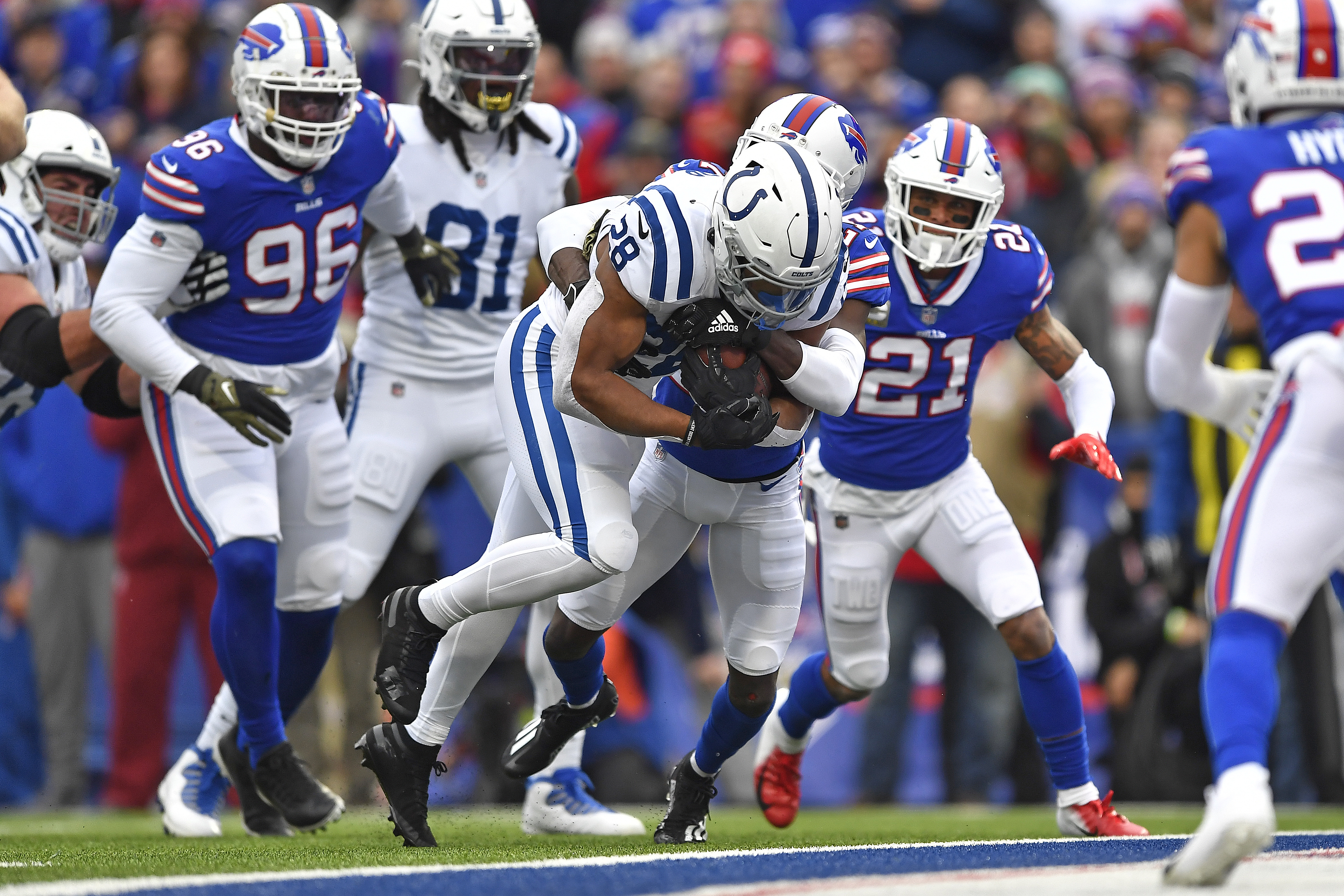 Colts star Jonathan Taylor smashes records with career performance vs.  Bills' top-ranked defense