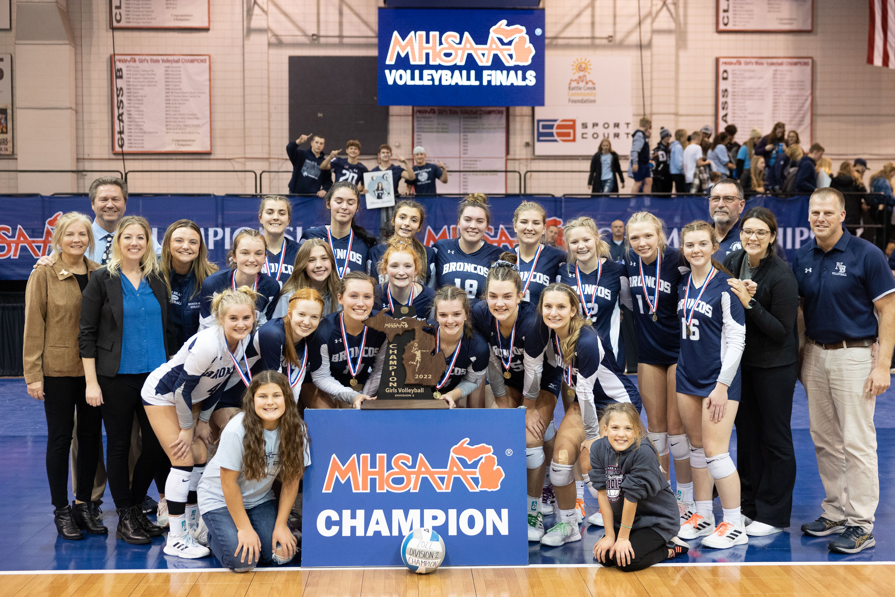 North Branch Sweeps Cadillac For Fourth Volleyball State Title - BVM Sports