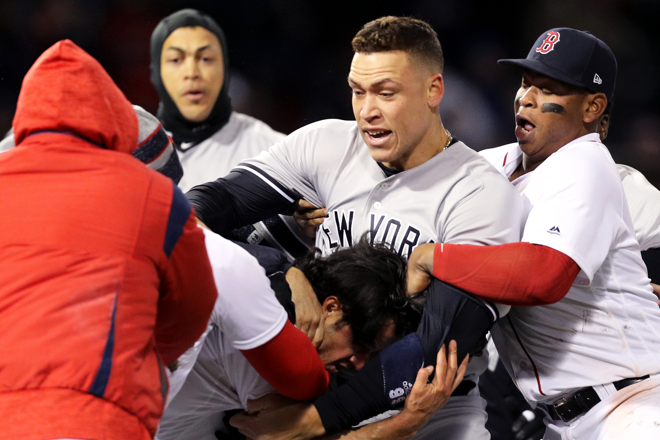 Joe Kelly Fights Club Boston Baseball Red Sox Vs New York Yankees