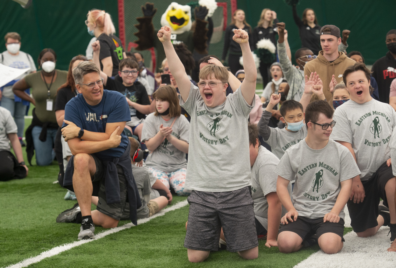 EMU hosts 7th Victory Day football camp for special needs kids - mlive.com