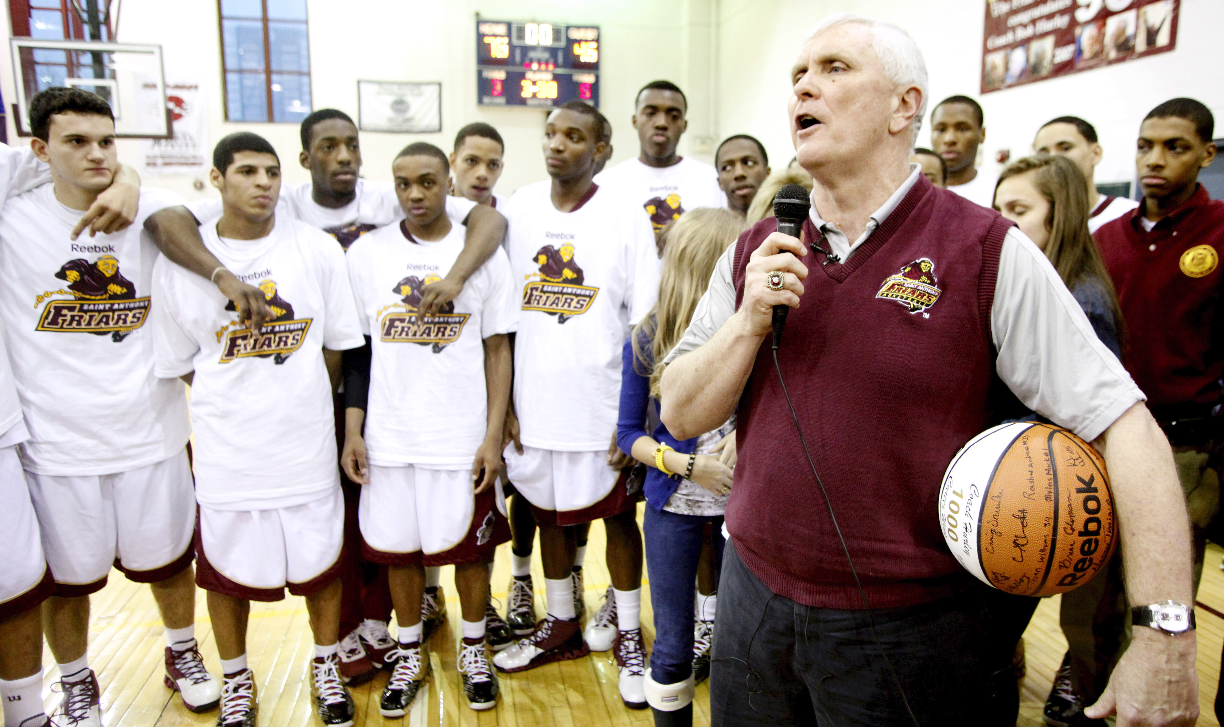 Legendary high school basketball coach Bob Hurley 