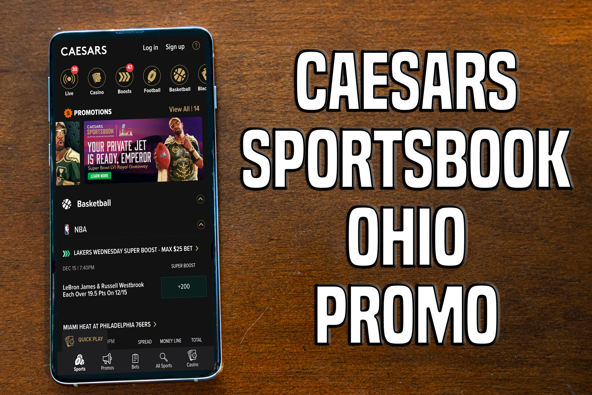 Caesars Sportsbook Ohio promo brings new users outstanding Super Bowl offer  