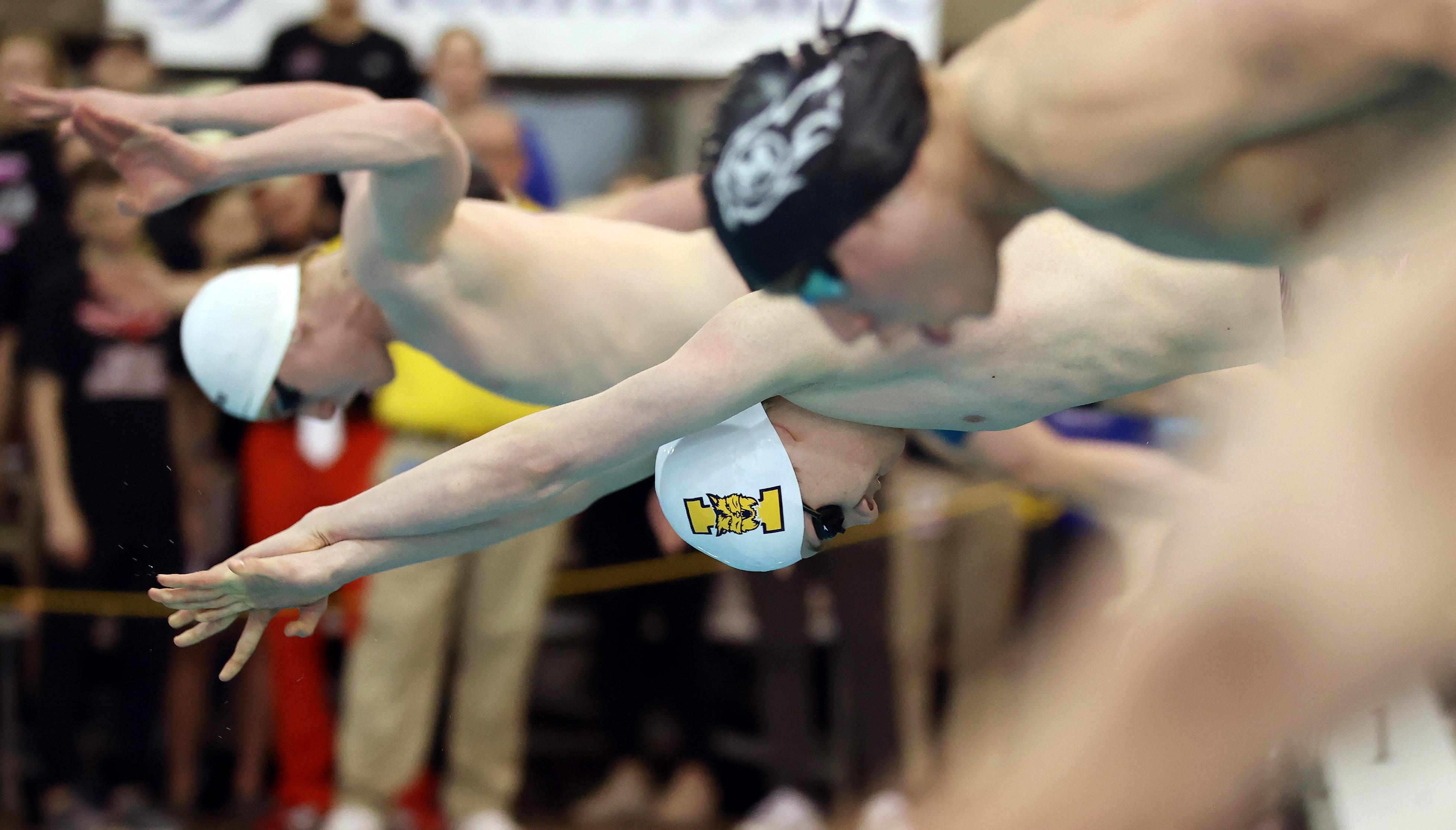 OHSAA division I state swimming championships, February 25, 2023 ...