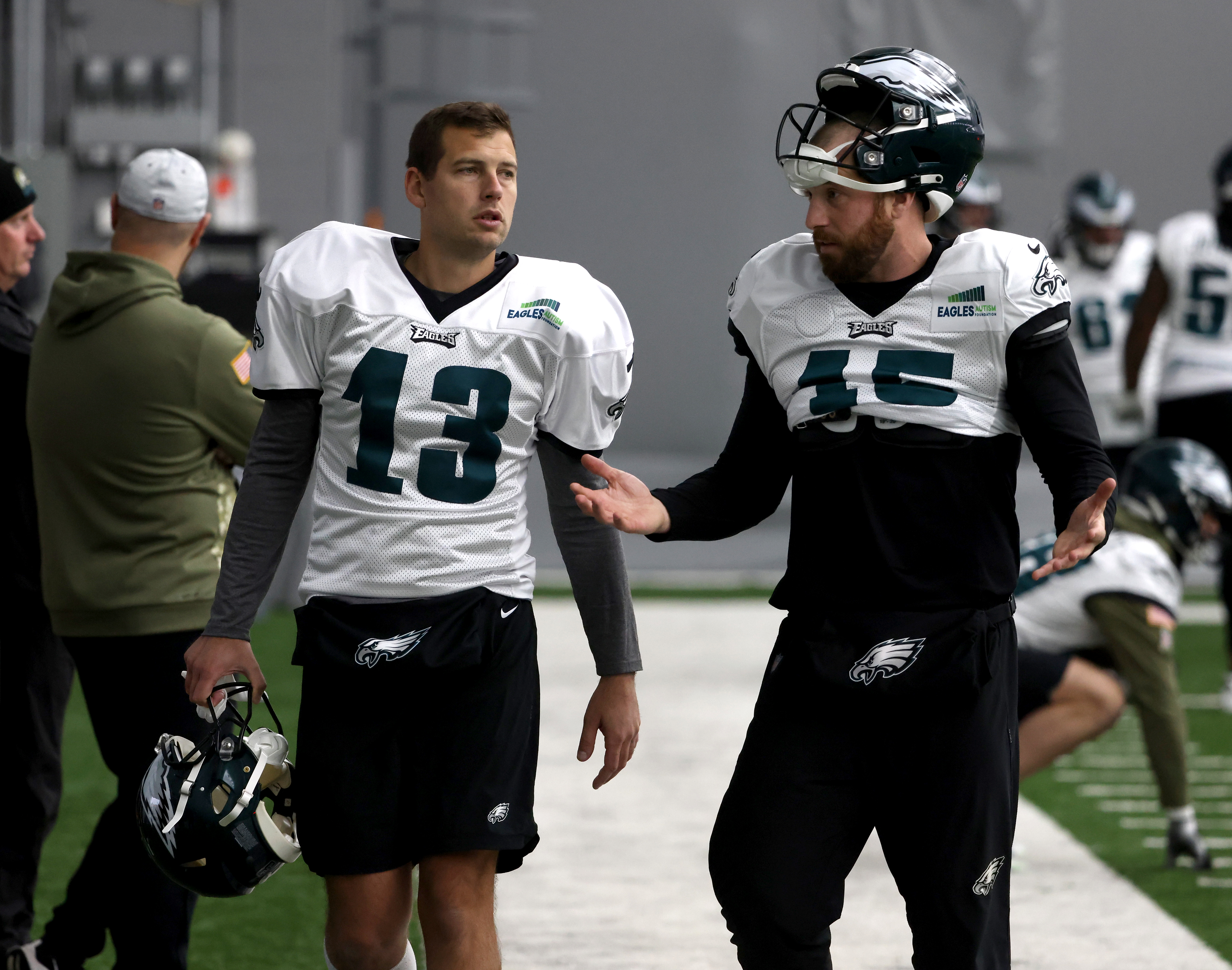 Eagles injury update: Landon Dickerson leaves, returns vs