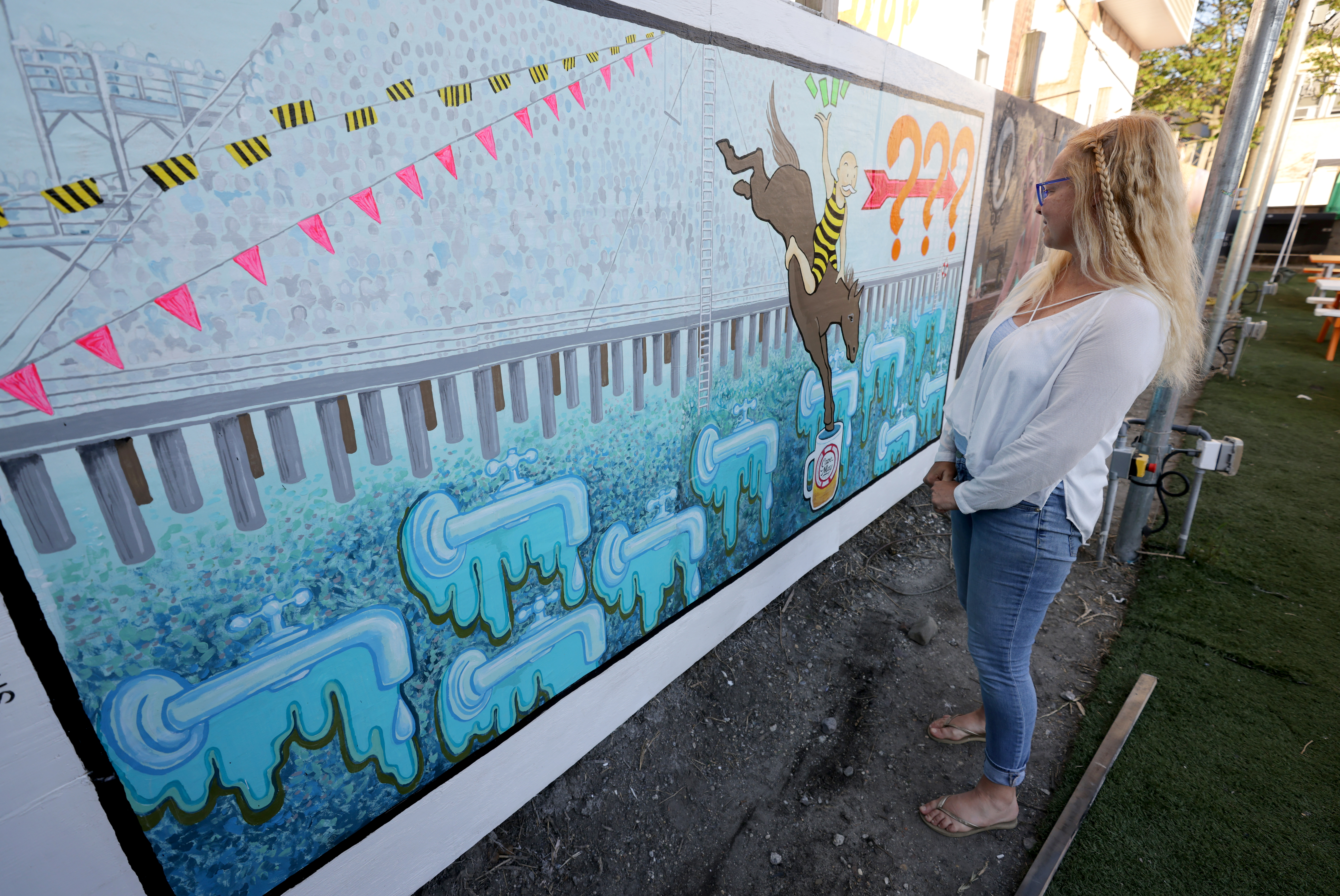 5 Monopoly-themed murals bring walls of Atlantic City beer hall to