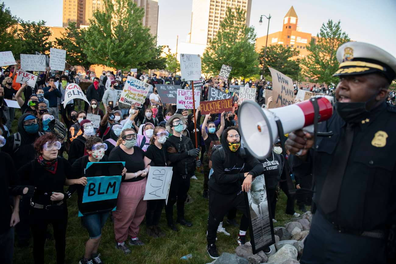 Protesters march through Detroit in third day of protesting police ...