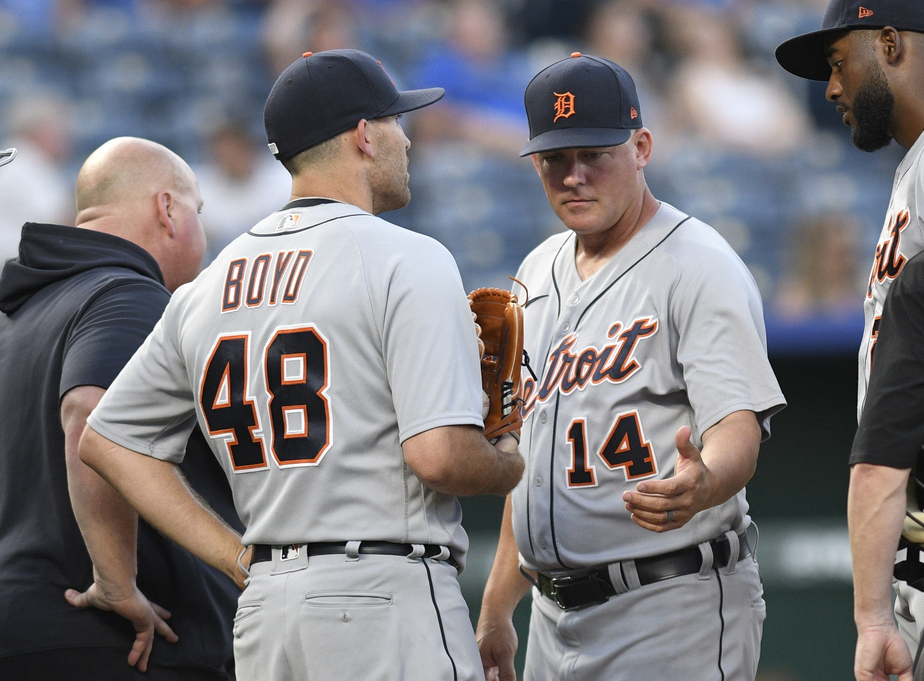 Tigers' bullpen, offense power win after Matthew Boyd exits with injury