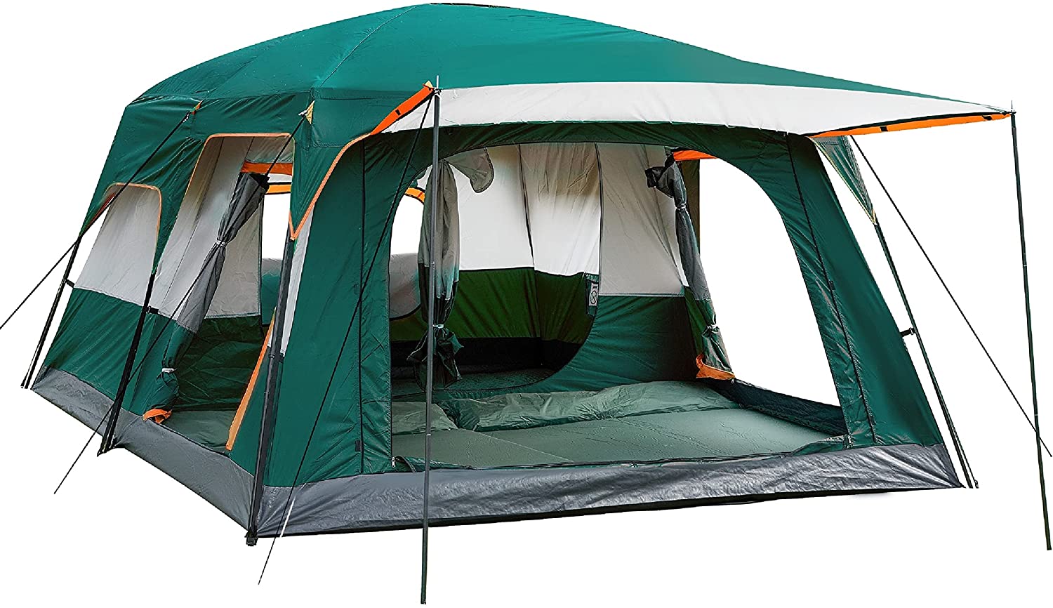 Core 12 Person Extra Large Straight Wall Cabin Tent - 16' x 11' Opinion