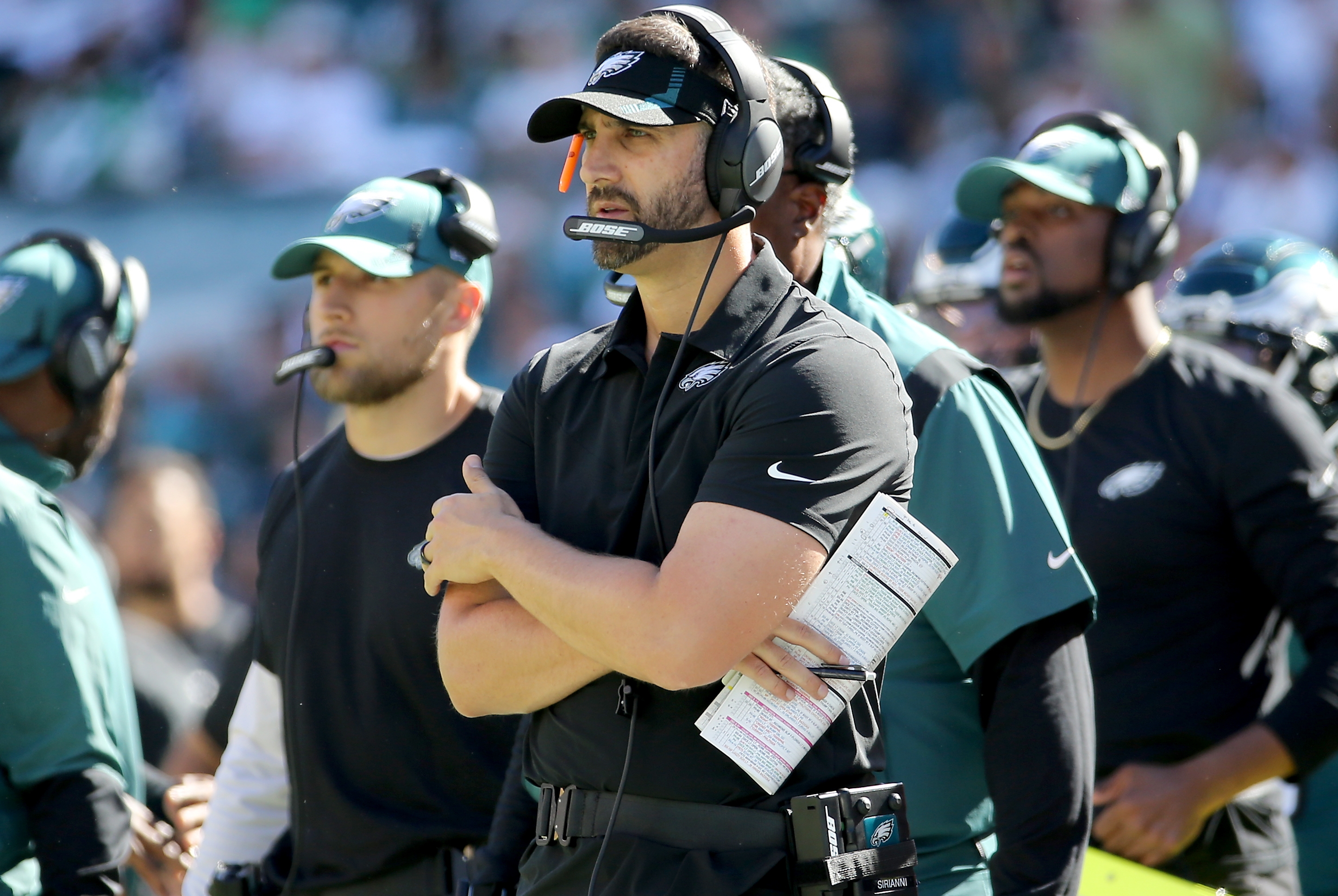 Eagles' Head coach Nick Sirianni is taking the blame for the teams