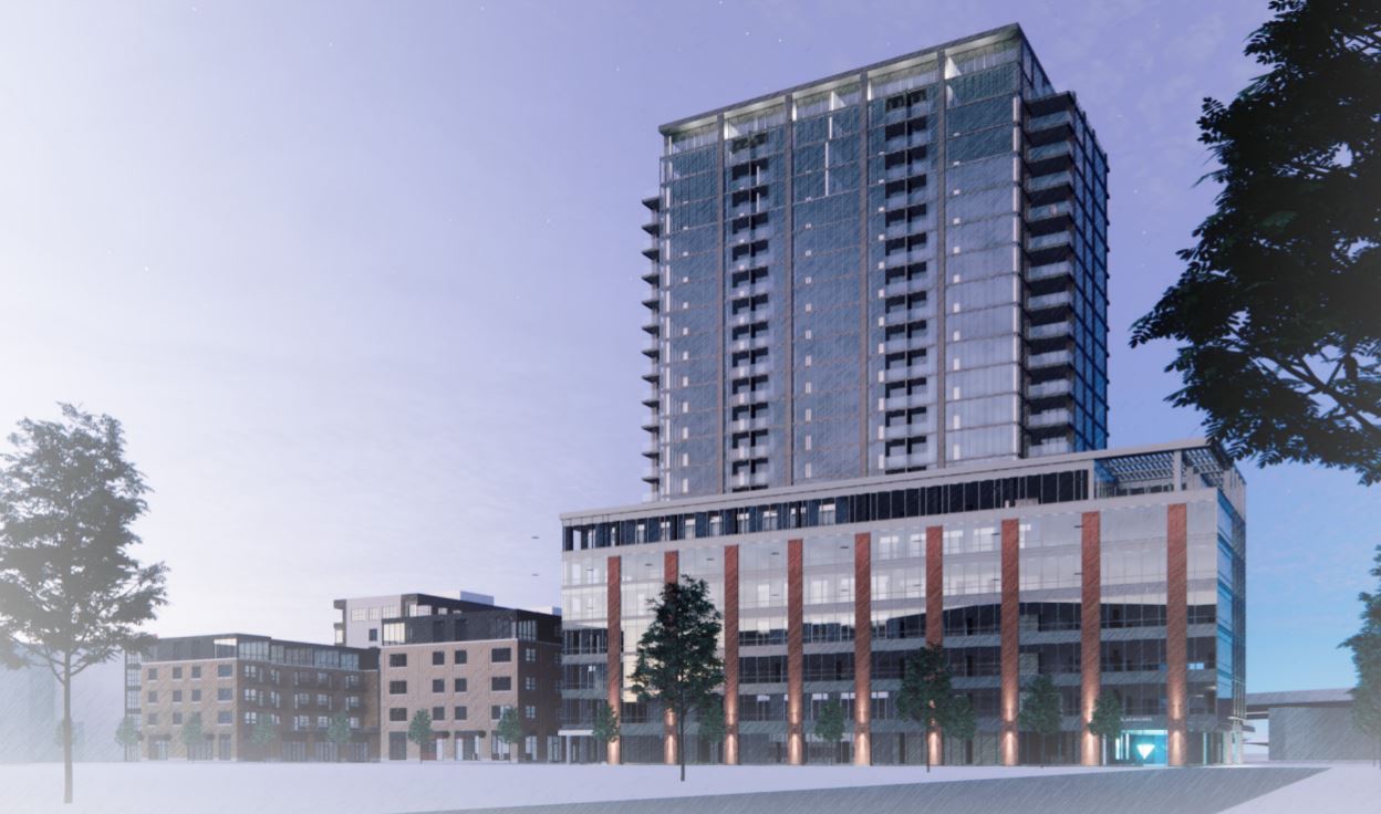 New, $52M high-rise apartment building coming to Studio Park in Grand Rapids  