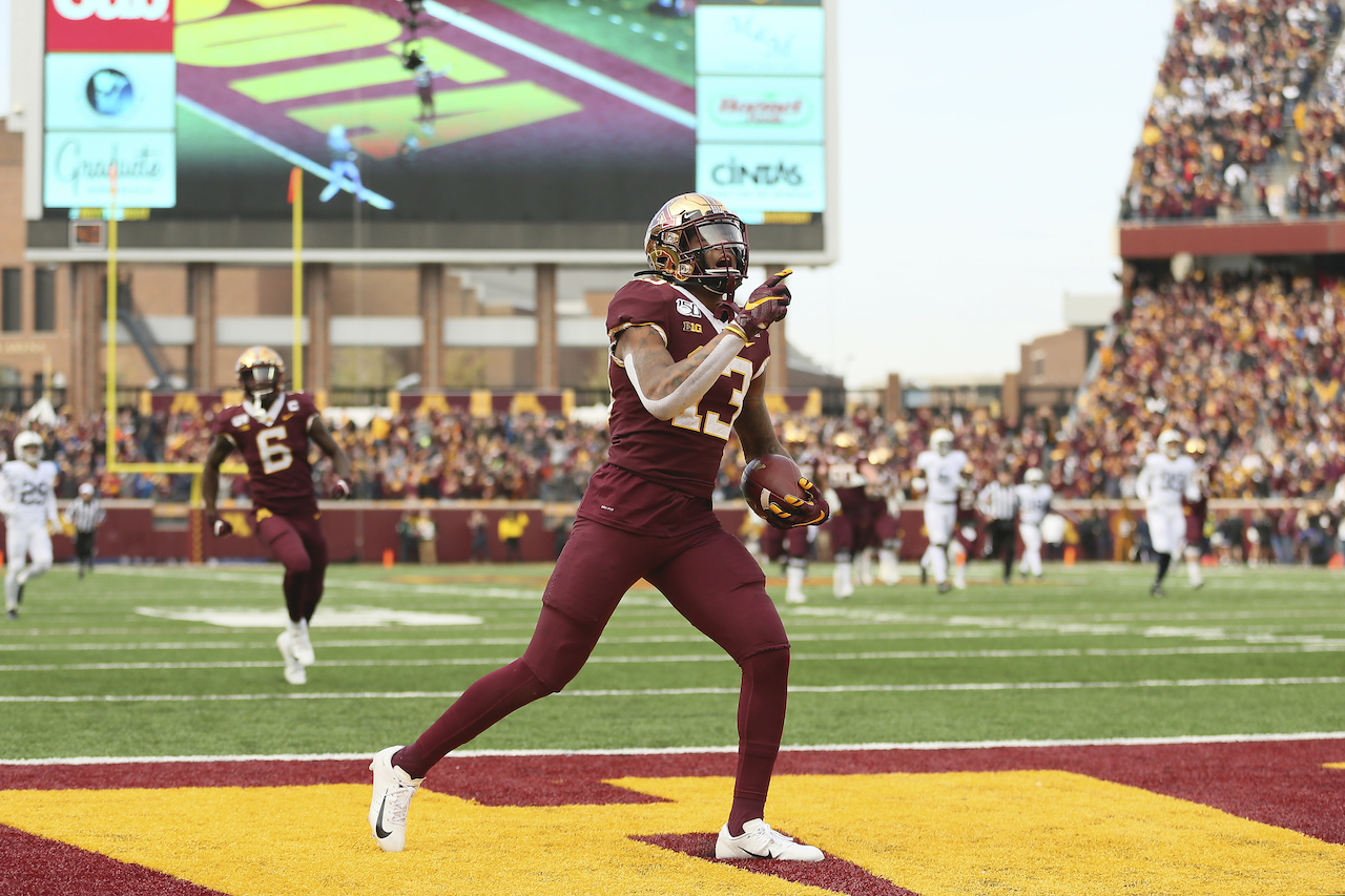 Minnesota wide receiver Rashod Bateman opts out of the 2020