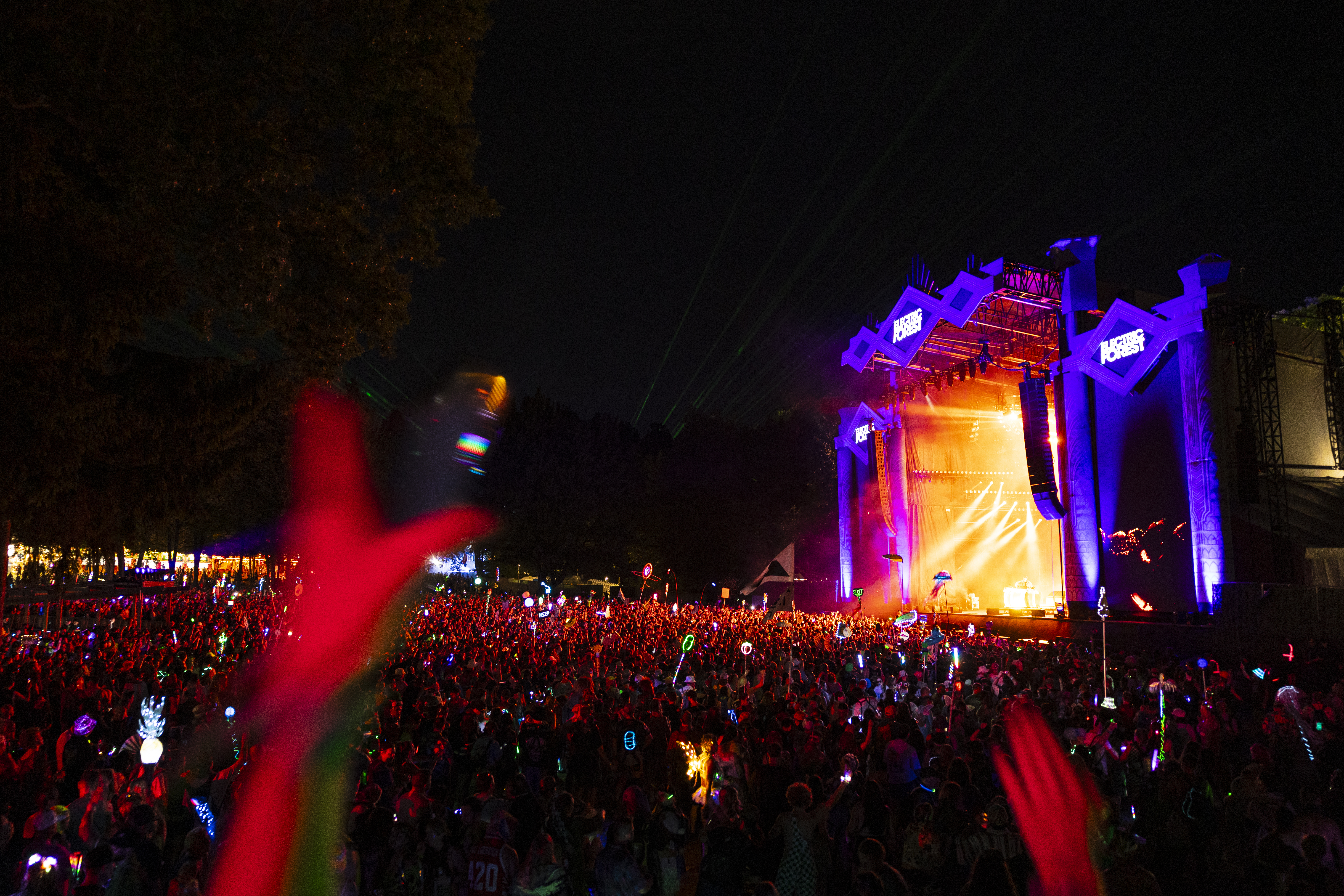 The seven distinct stages of Electric Forest - mlive.com