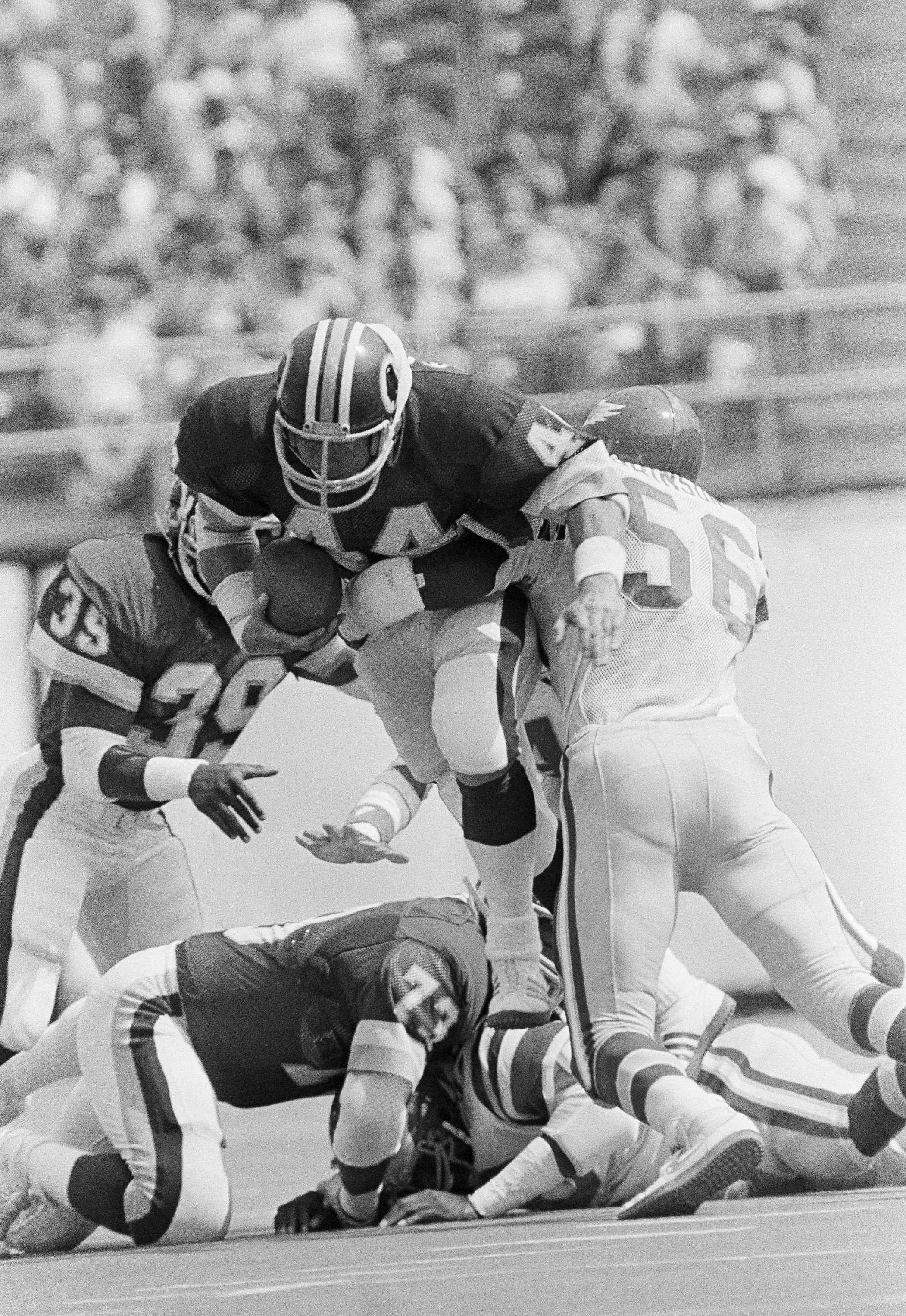 Linebacker Bill Bergey of the Philadelphia Eagles looks on during