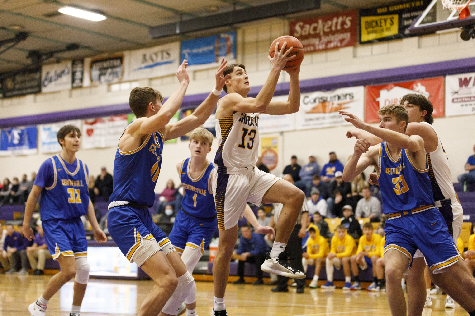 Centreville at Kalamazoo Christian basketball