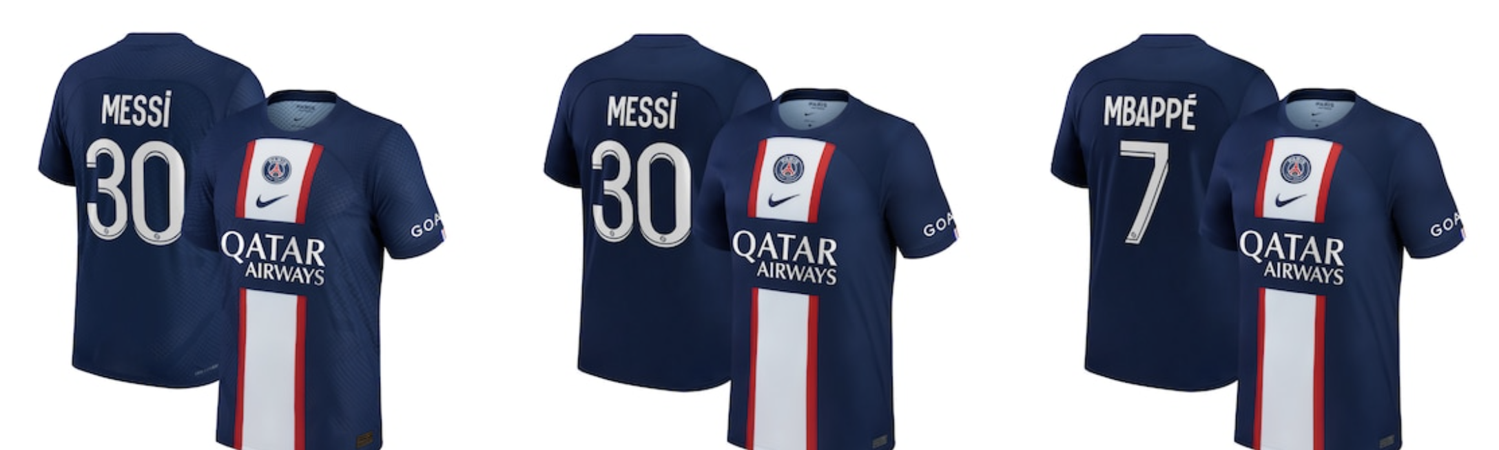 Men's Nike Kylian Mbappé Blue Paris Saint-Germain 2022/23 Home Replica Player Jersey, Size: XL