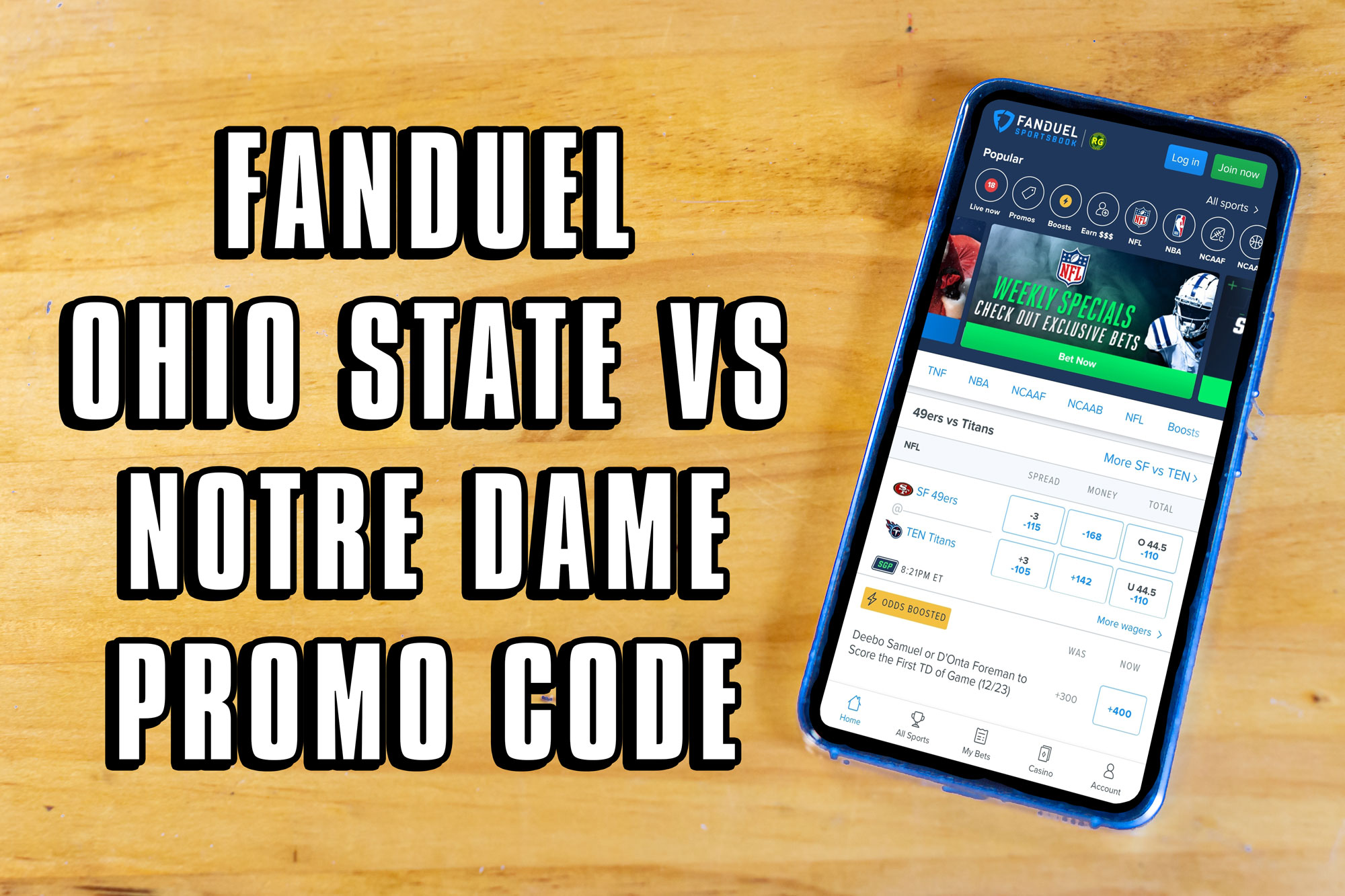 FanDuel Promo Code: Bet $5, Get $200 Instant Bonus - NFL Odds