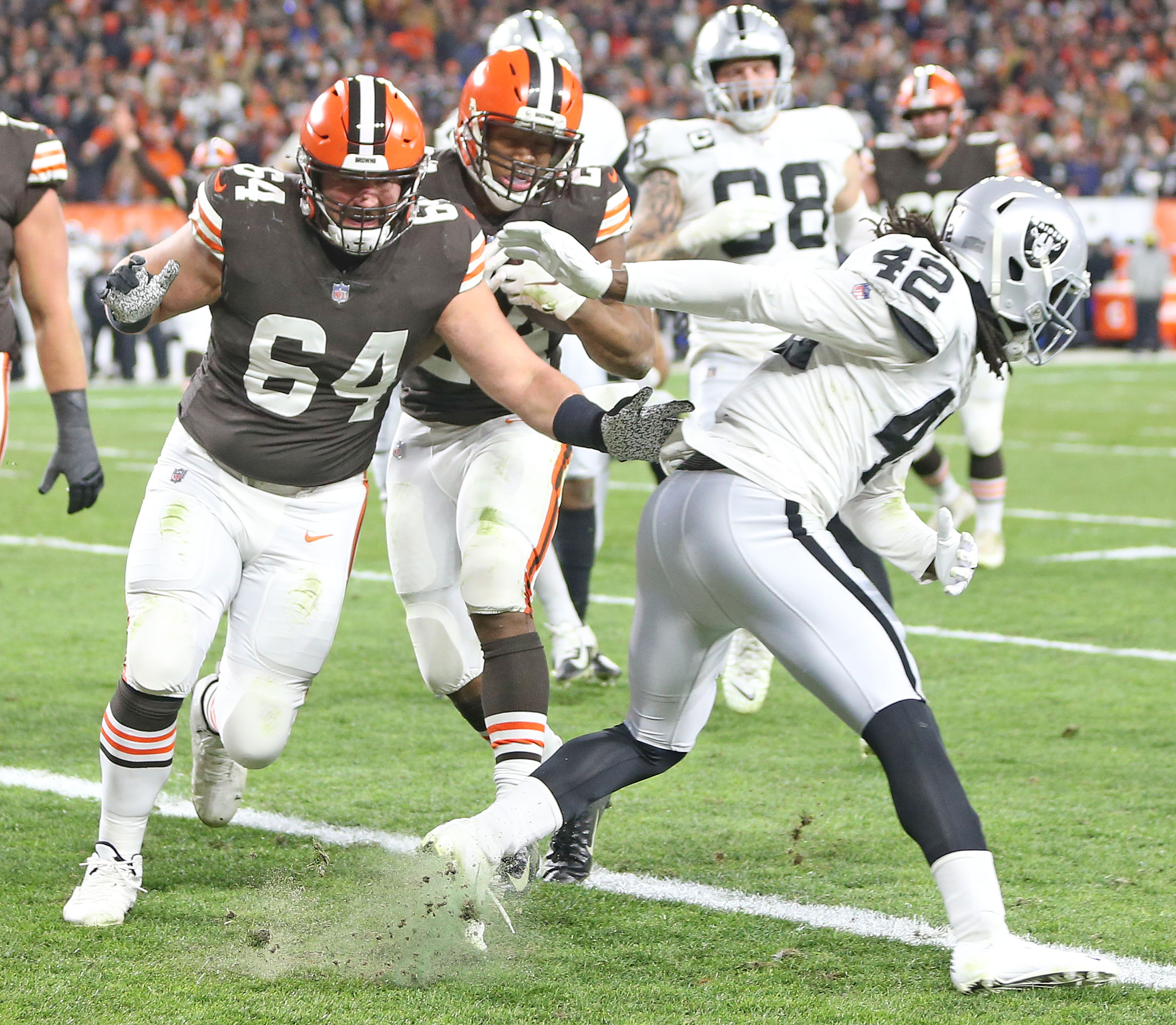 Cleveland Browns running back Nick Chubb vs. Las Vegas Raiders