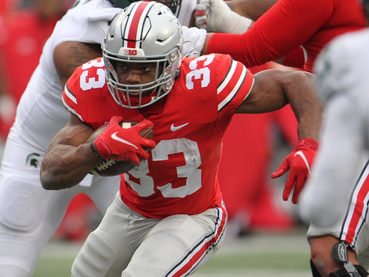 Ohio State football running back Master Teague III declares for 2022