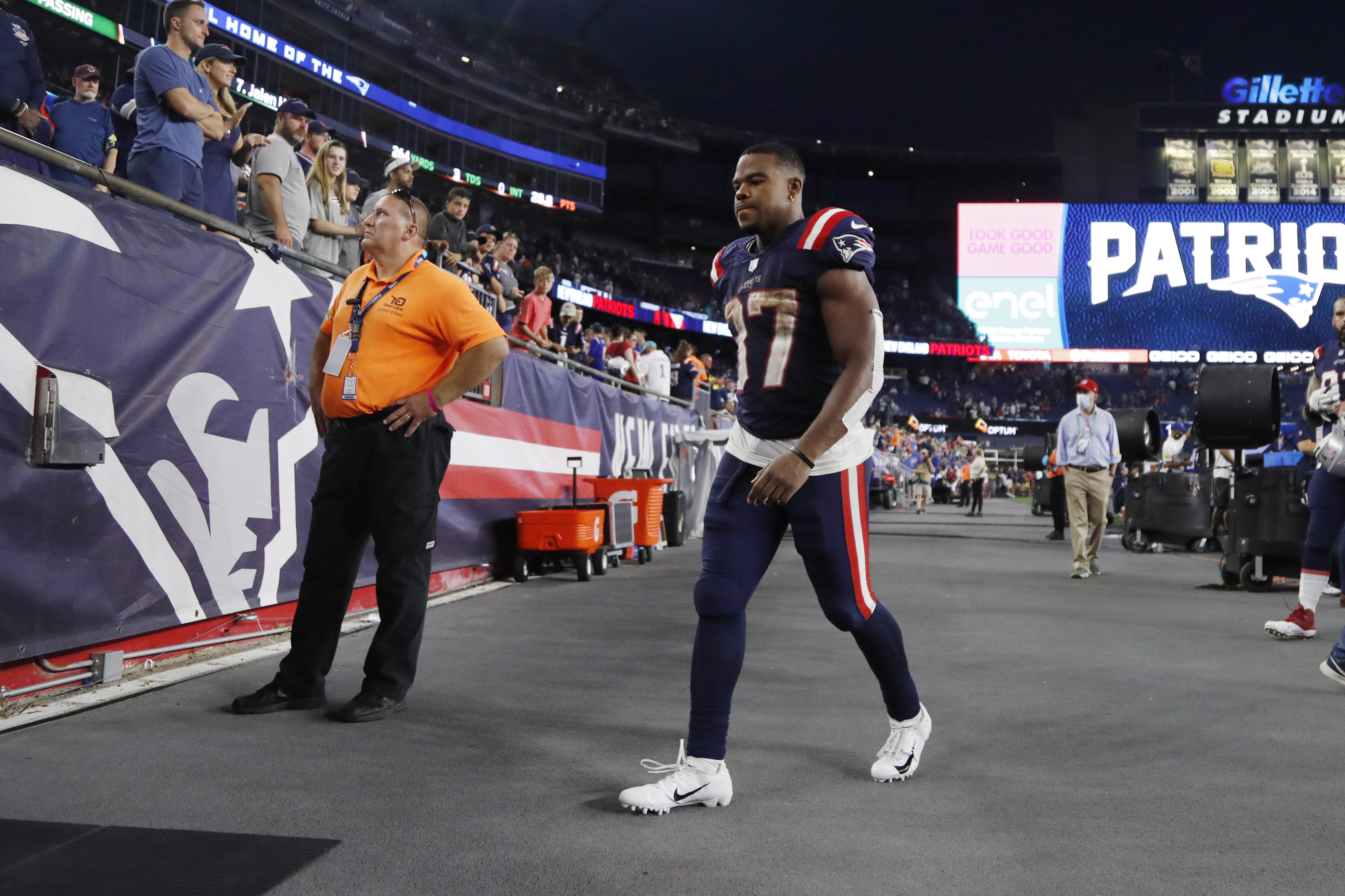 Damien Harris Ready To Bounce Back After Fumble Vs. Dolphins: 'Not Going To  Let One Mistake Define Me' - CBS Boston