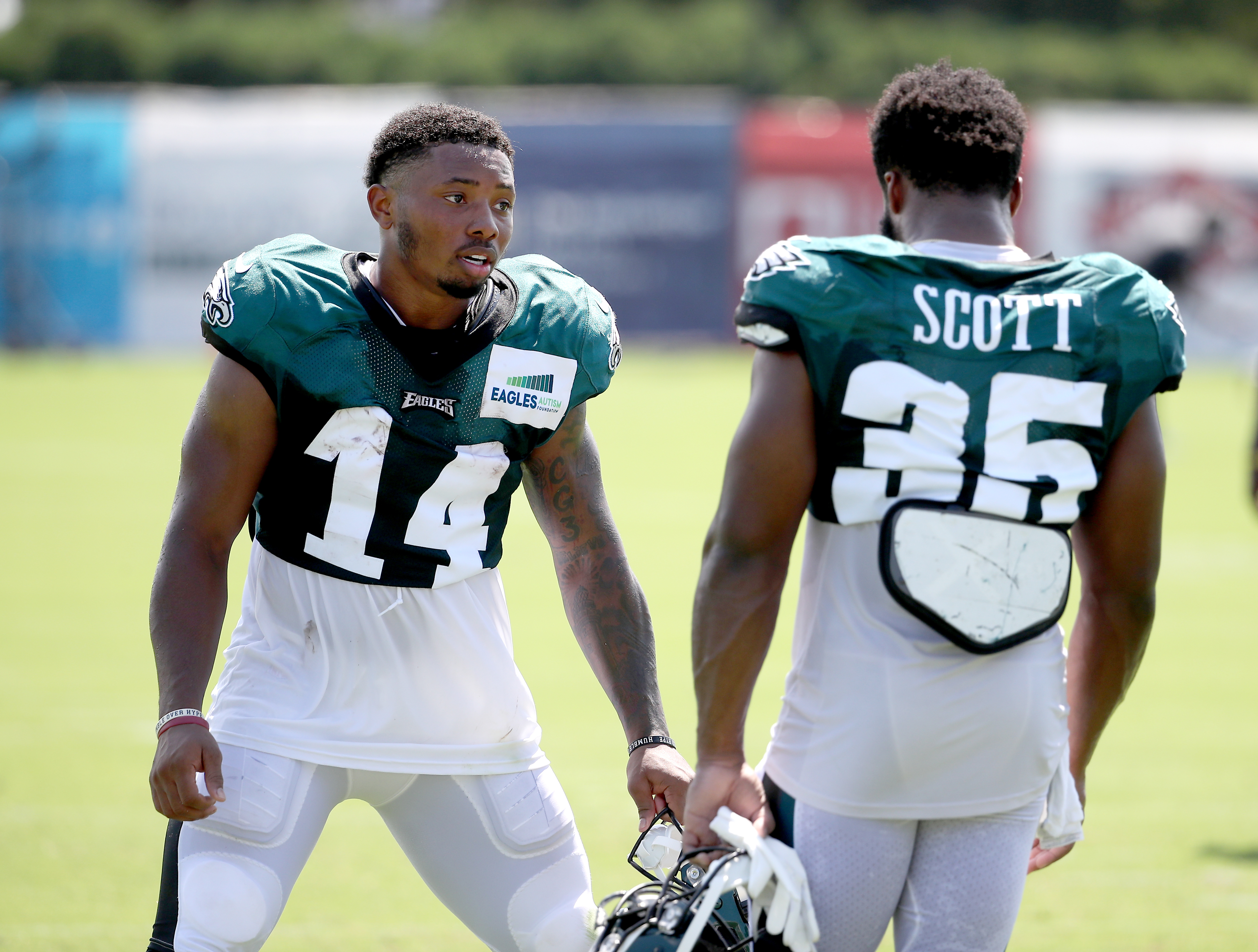 Eagles wide receiver A.J. Brown at peace with career following Titans trade