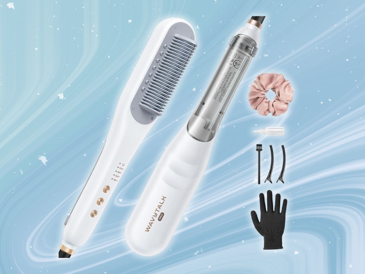Wavytalk's viral Pro Steam Hair Straightener Brush is on sale for