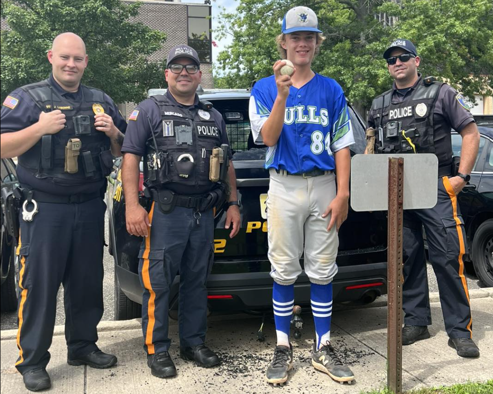 N.J. teen slugger blasts 330foot grand slam homer through police SUV