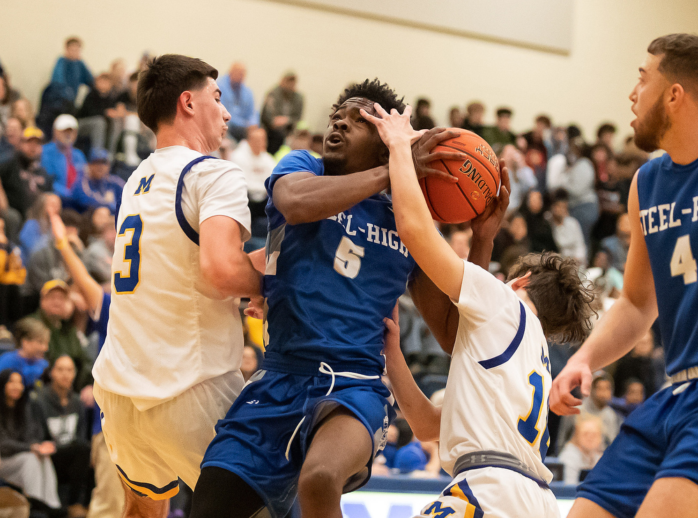 Steel-High defeats Middletown 43-35 in boys high school basketball ...