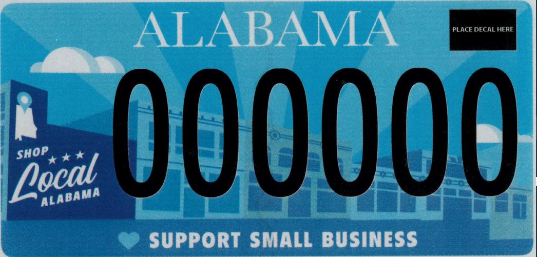 Proposed Alabama car tags