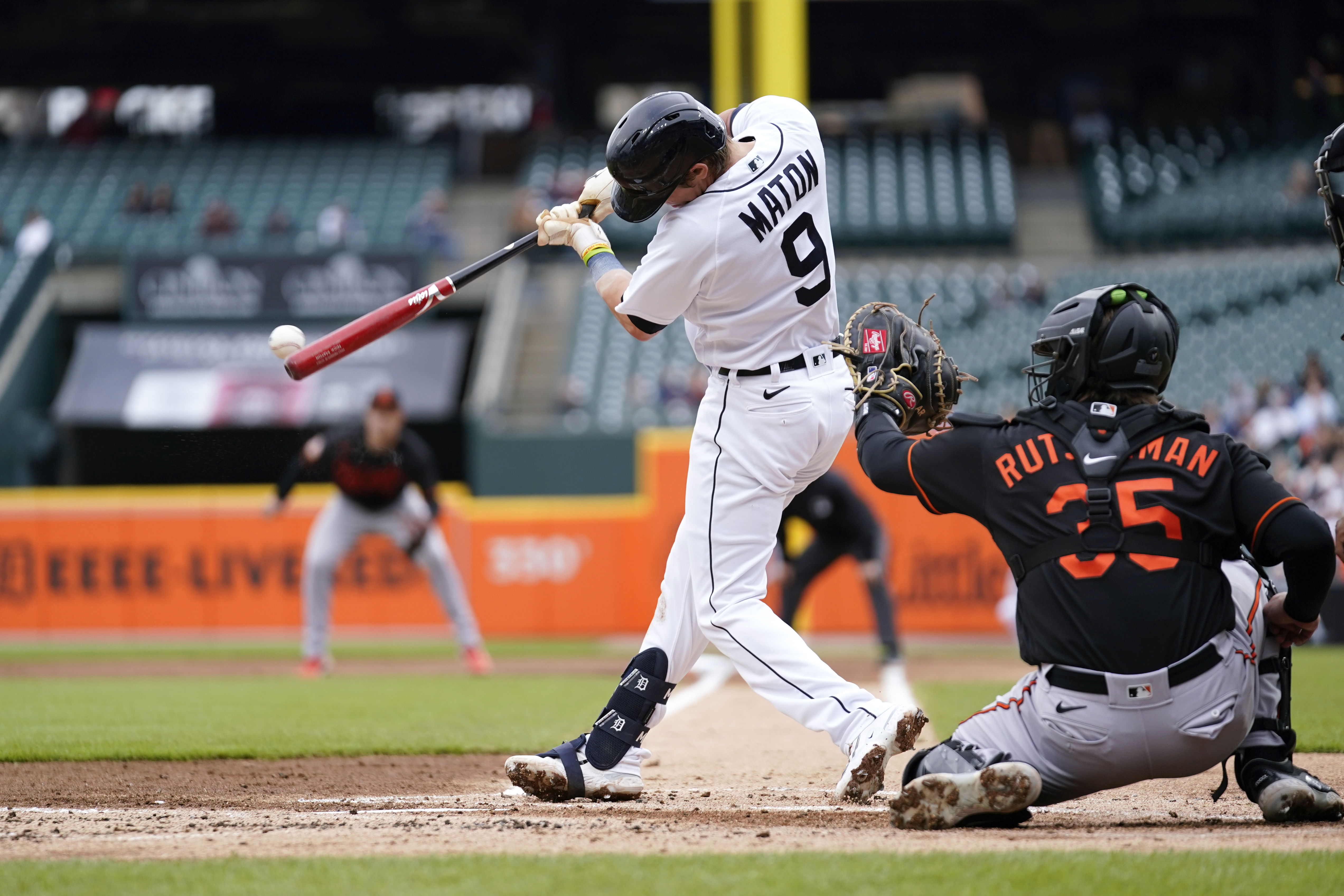 Nick Maton hits a three-run homer, 03/23/2023