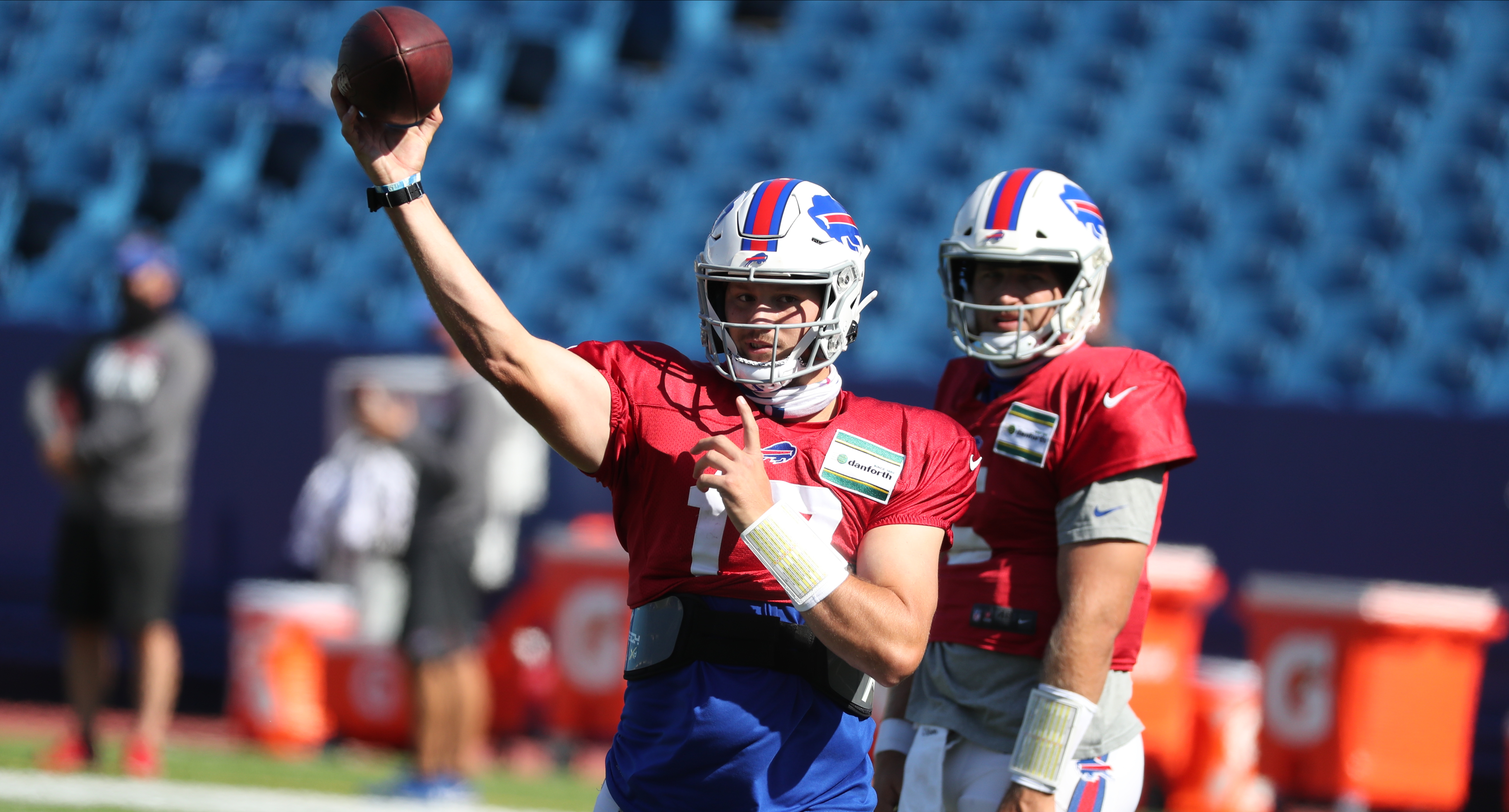 Training Camp Highlight: Josh Allen TD Pass To Isaiah McKenzie