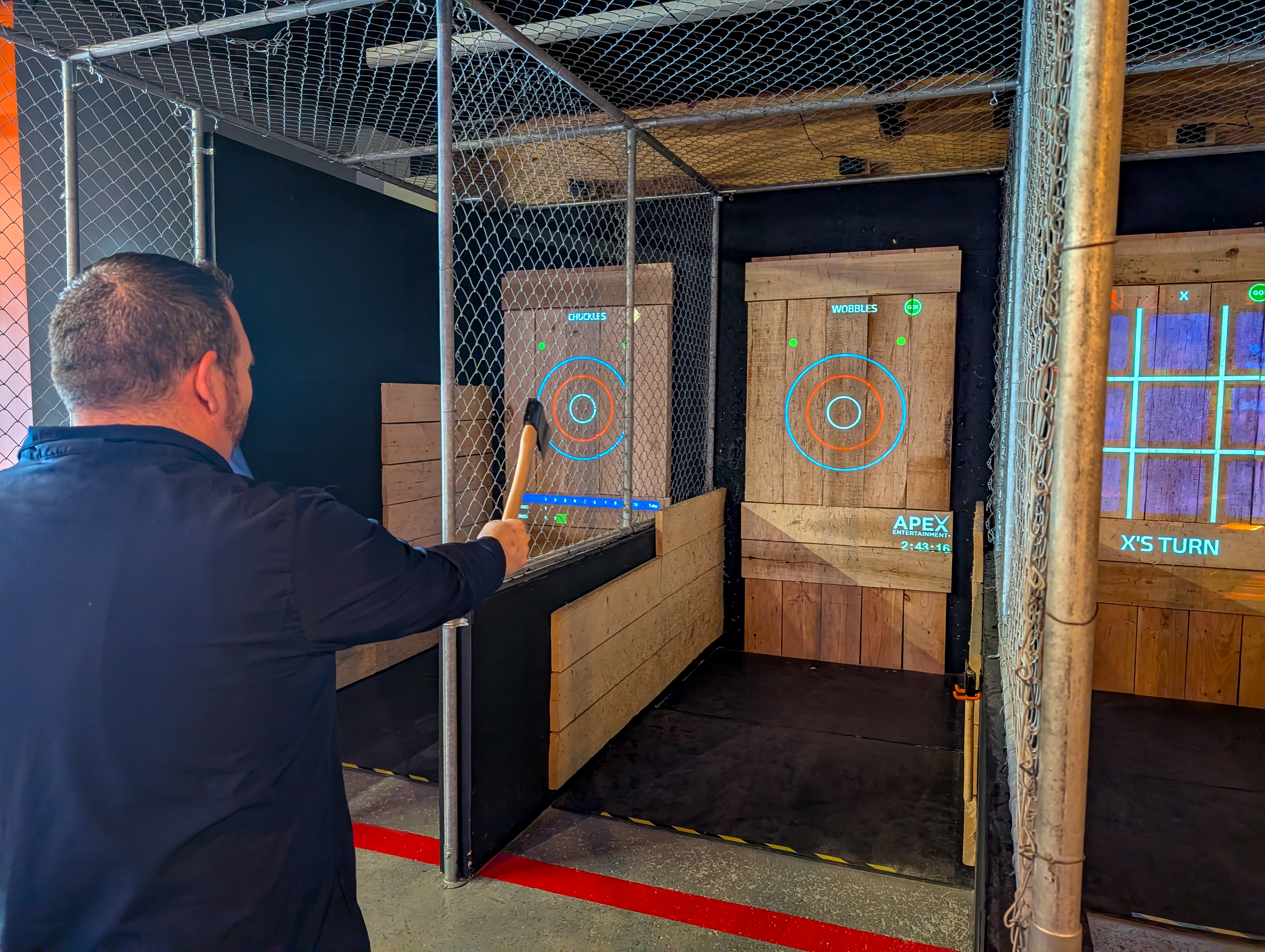 A look at Apex Axes at Apex Entertainment Marlborough.