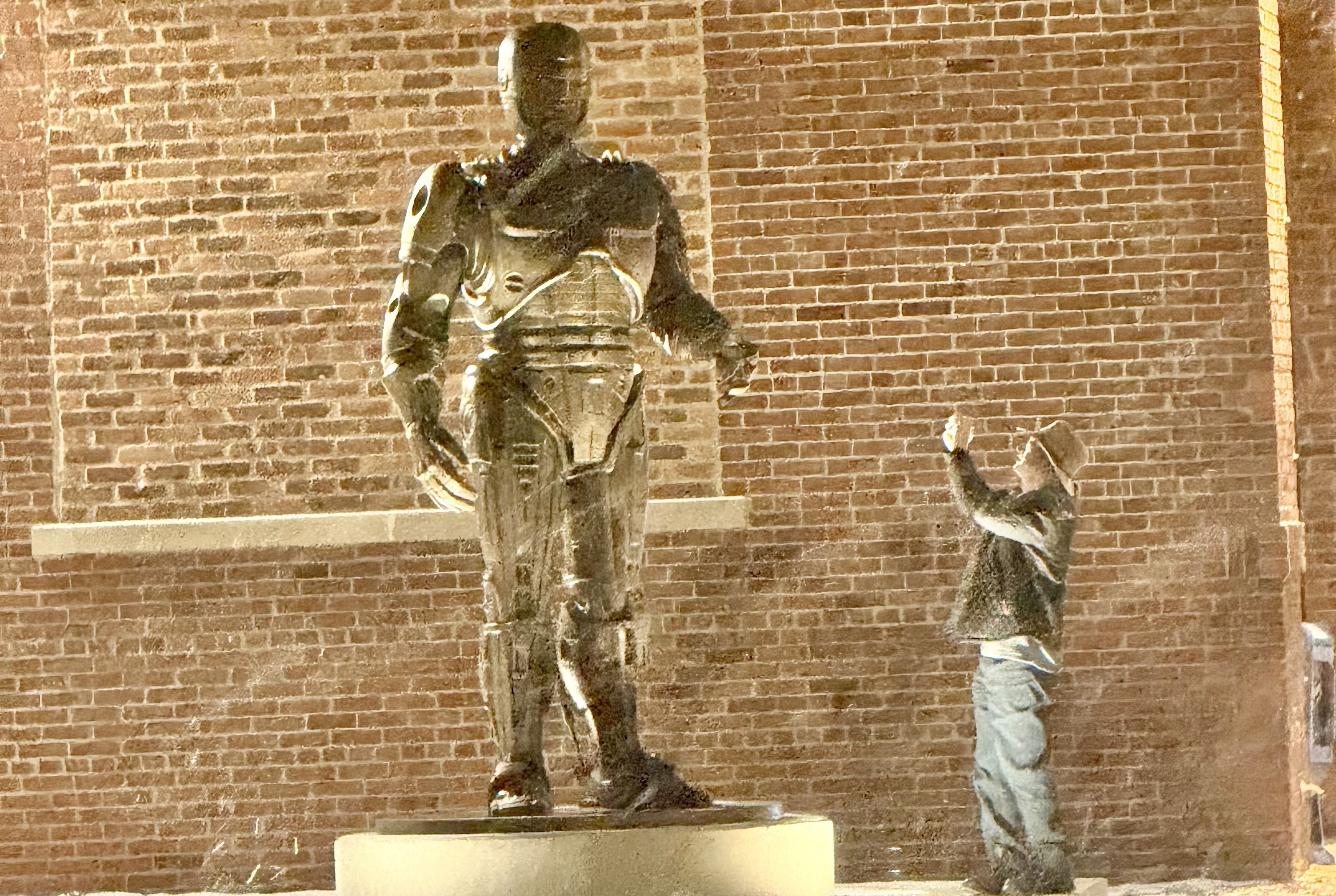 Detroit now has its RoboCop like Philadelphia has its Rocky Balboa