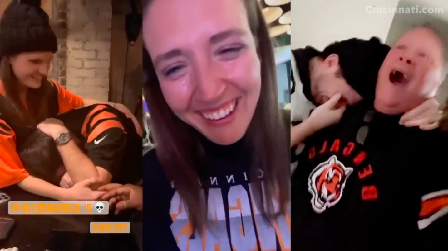 Video Shows Viewers' Reactions to Cincinnati Bengals Win: 'I Was