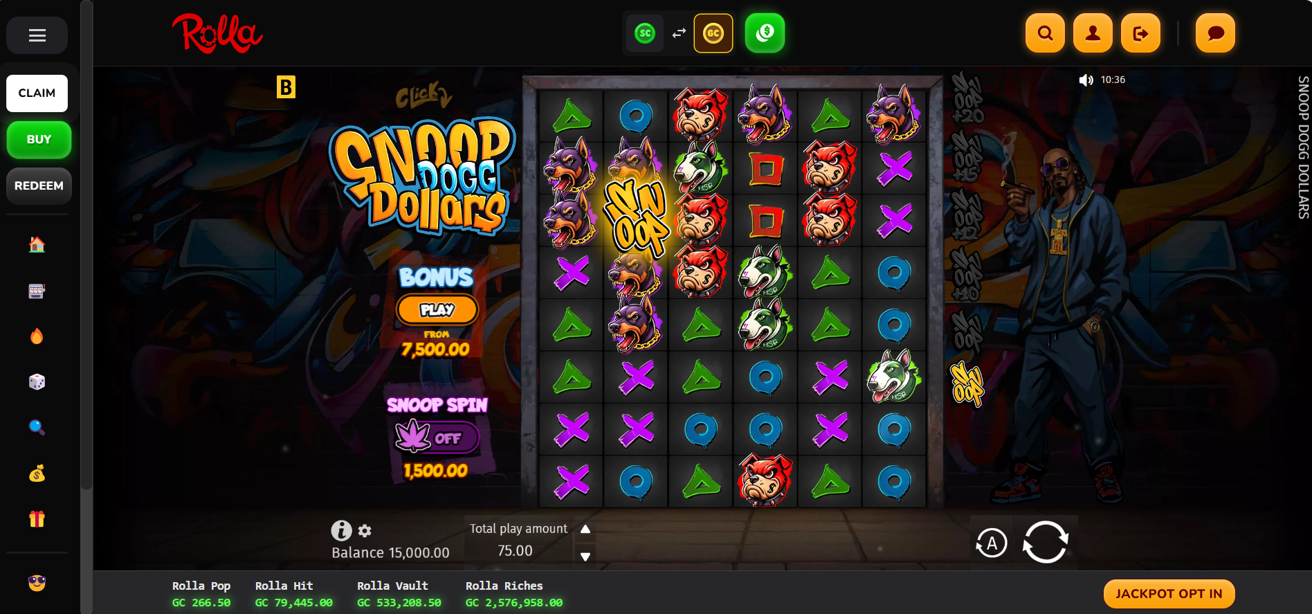 Snoop Dogg Dollars slot review - Tips at top sweeps casinos
