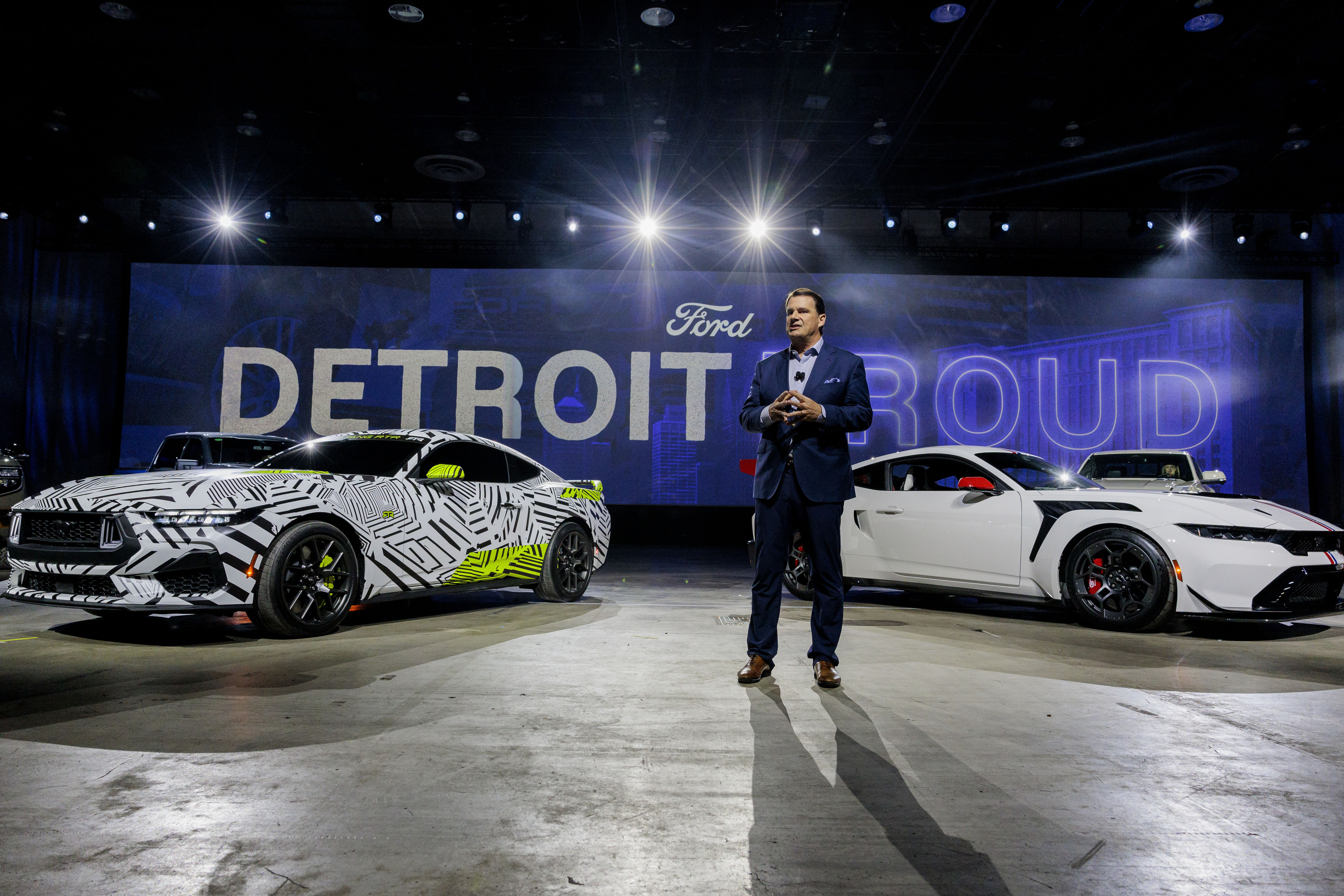 Ford hosts 'Detroit Proud' event, unveils new Mustang editions ahead of ...