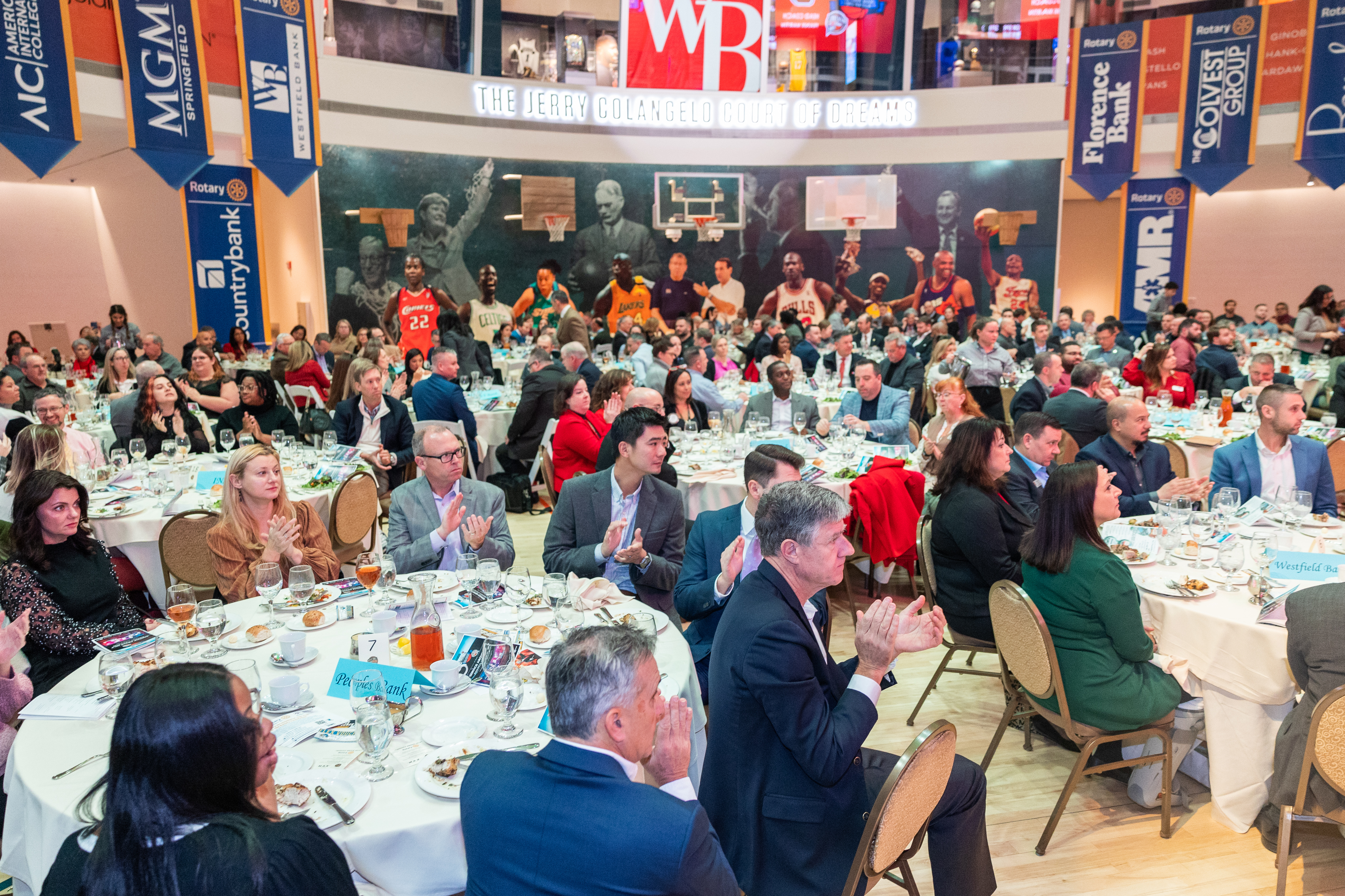 Springfield Rotary Club holds its 12th annual Service Above Self awards luncheon at the Basketball Hall of Fame Thursday afternoon, Dec. 15, 2022. (Hoang 'Leon' Nguyen / The Republican)