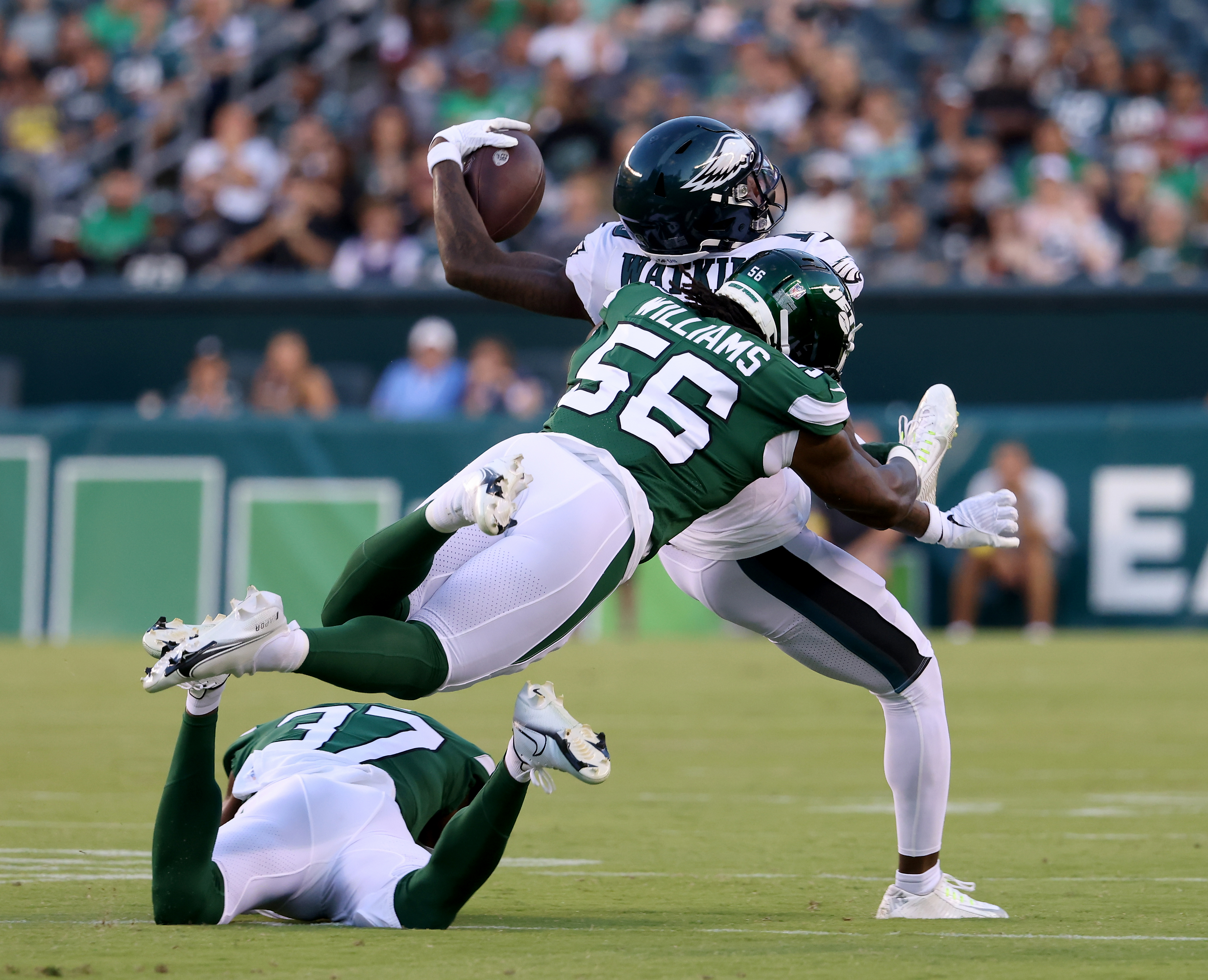 Jets' Williams brothers represent during Crucial Catch month - The San  Diego Union-Tribune