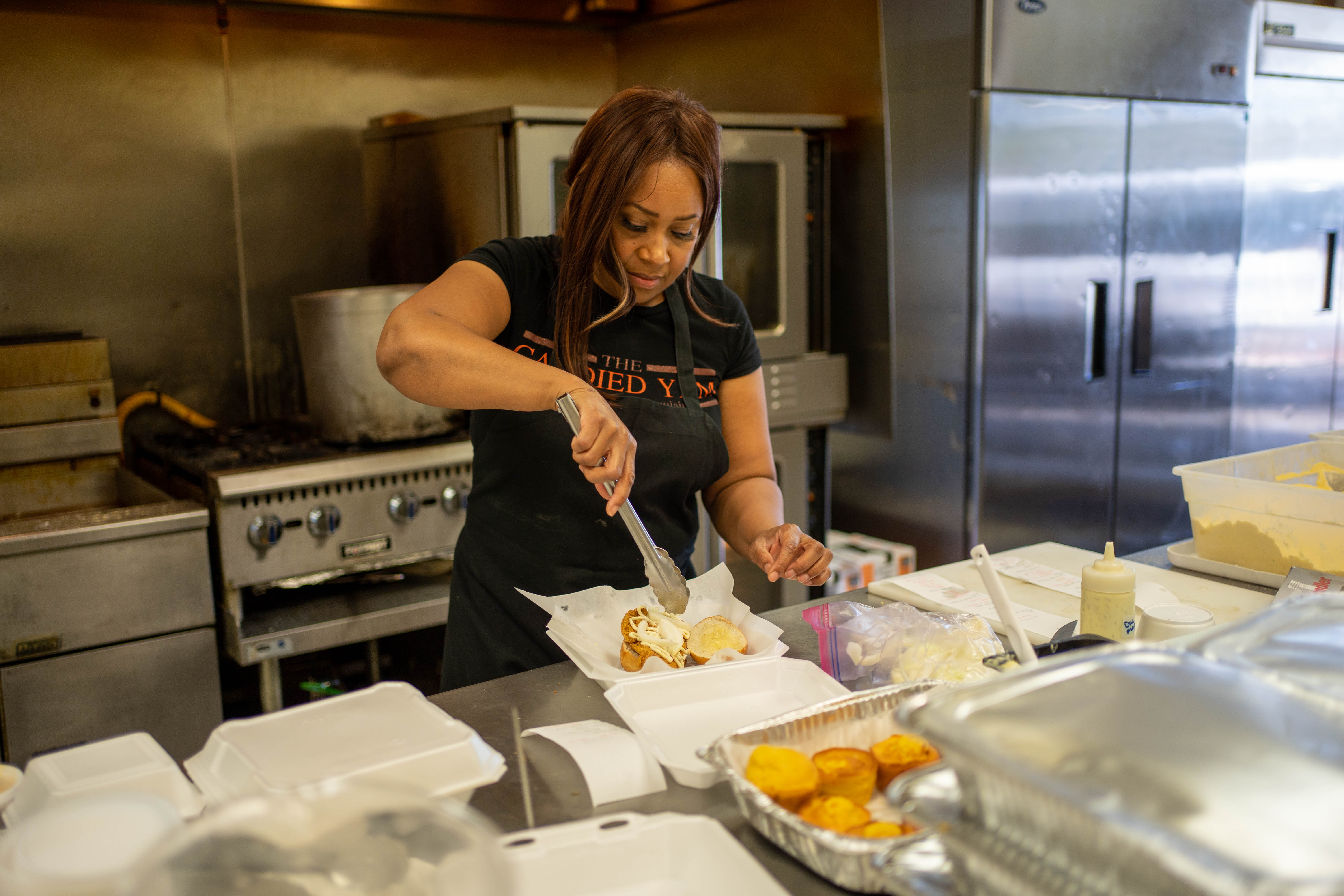 Get a taste of soul food at The Candied Yam in Grand Rapids