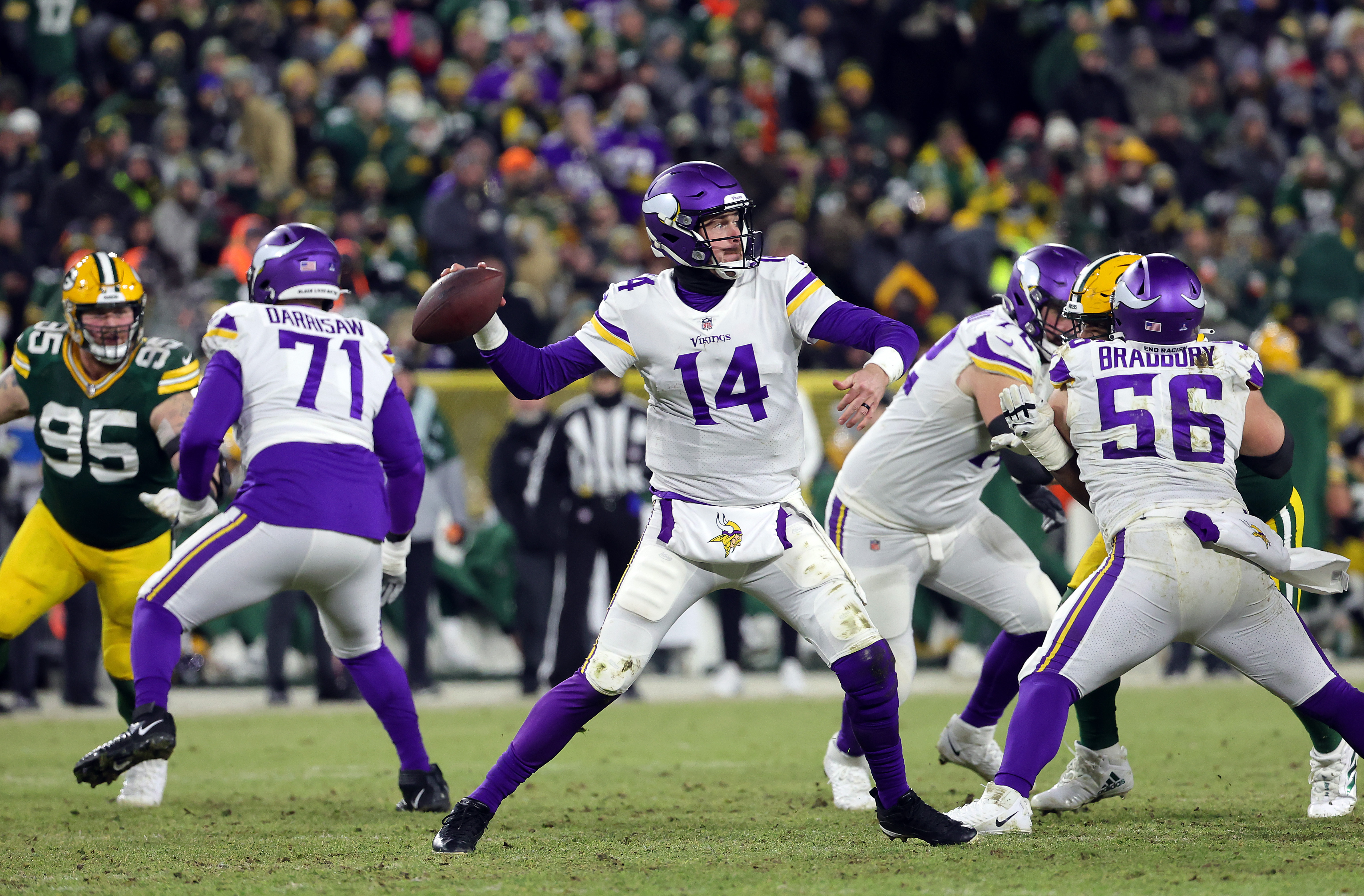 Minnesota Vikings' Sean Mannion has 'gut-wrenching' third career NFL start  with 37-10 loss to Green Bay Packers 
